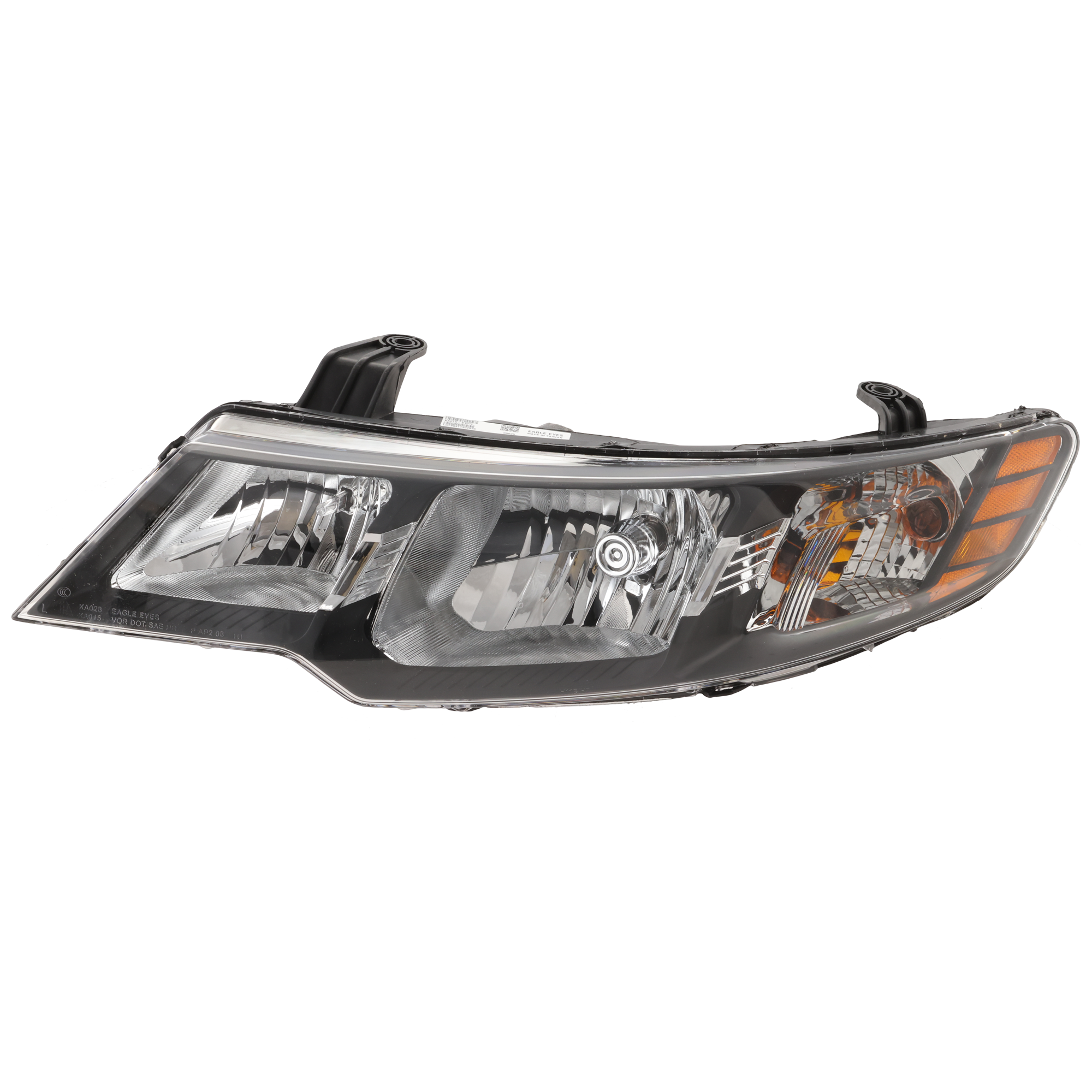 AM FORTE 10-13 HEAD LAMP LH Assembly Halogen Hatchback Sedan SKU REPK100110 Partslink KI2502141 OEM 921011M030-921011M230