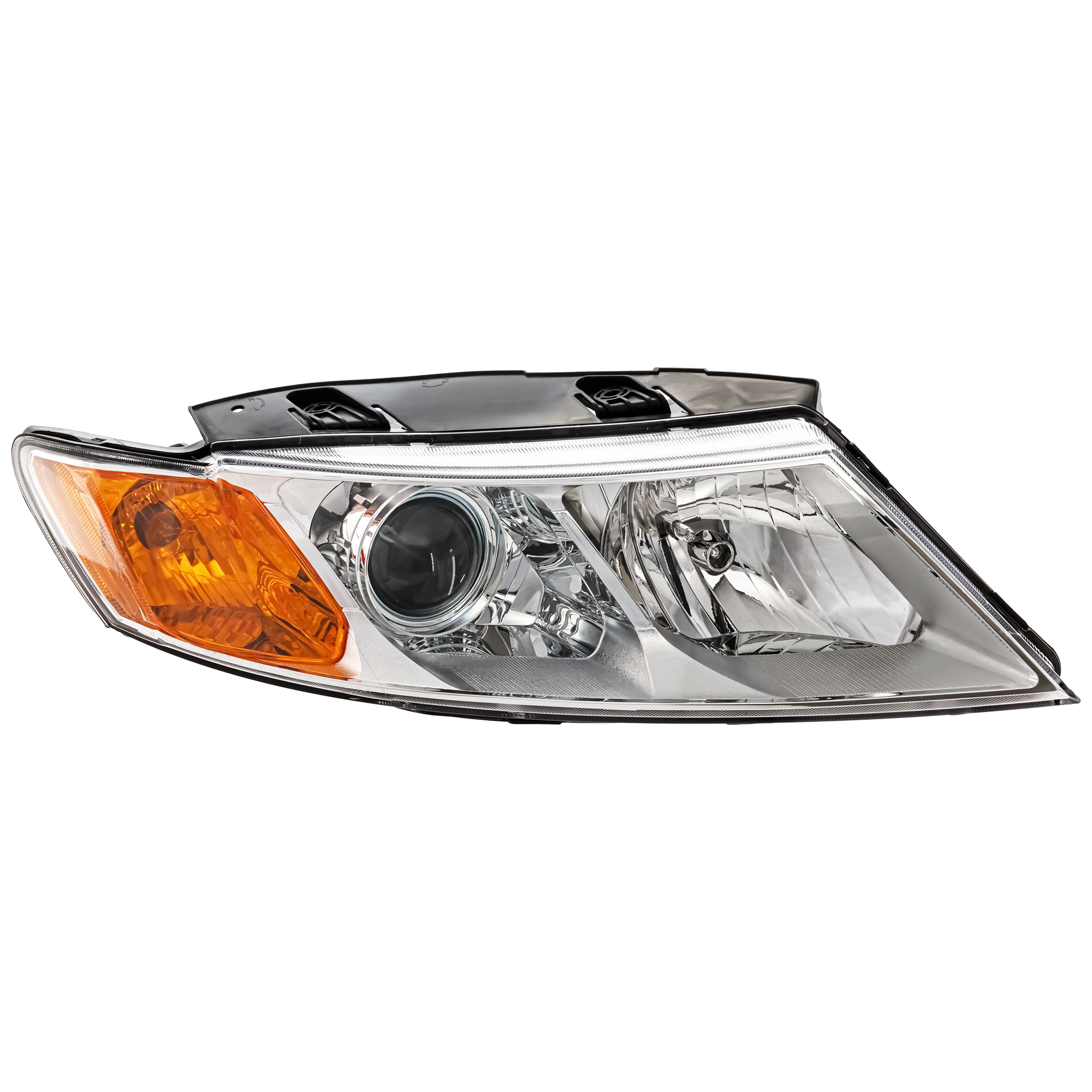 AM OPTIMA 09-10 HEAD LAMP RH Assembly Halogen Chrome Interior Composite Type New Body Style SKU REPK100115 Partslink KI2503151 OEM 921022G530