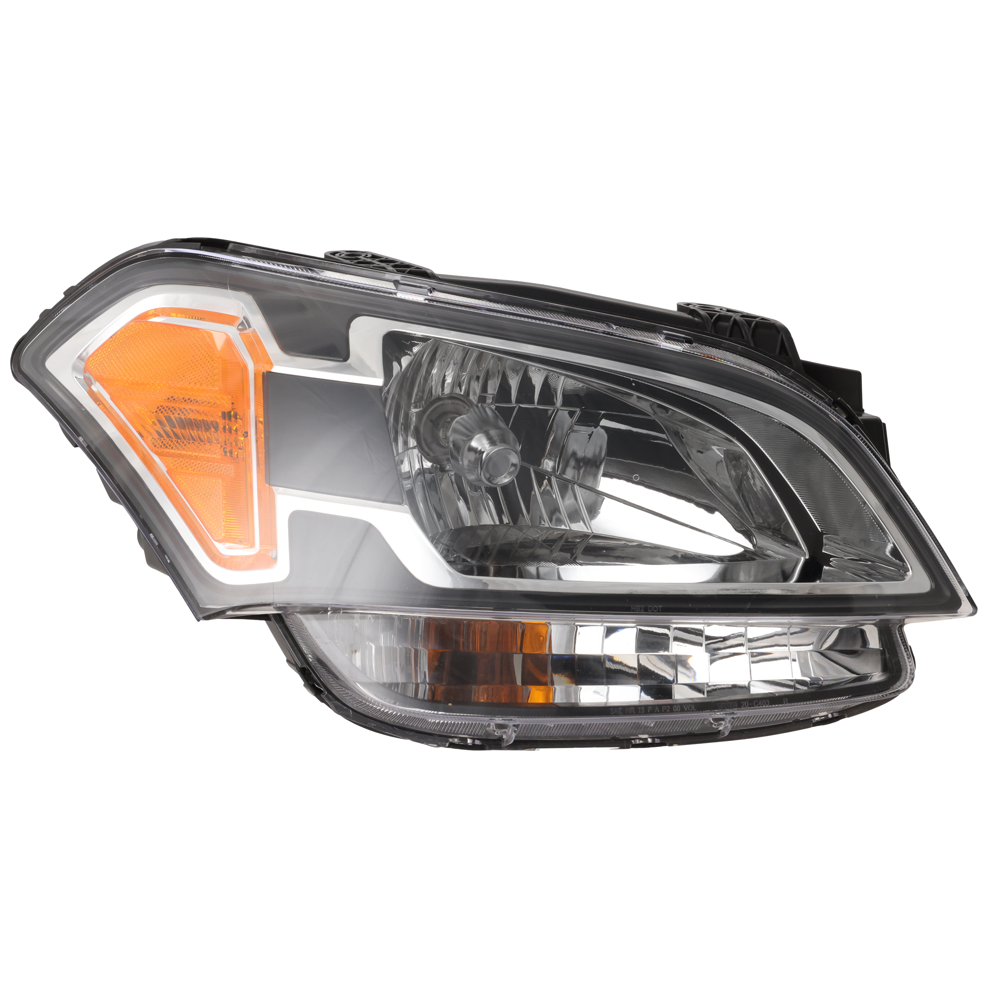 AM SOUL 10-11 HEAD LAMP RH Assembly Halogen CAPA SKU REPK100117Q Partslink KI2503139C OEM 921022K030