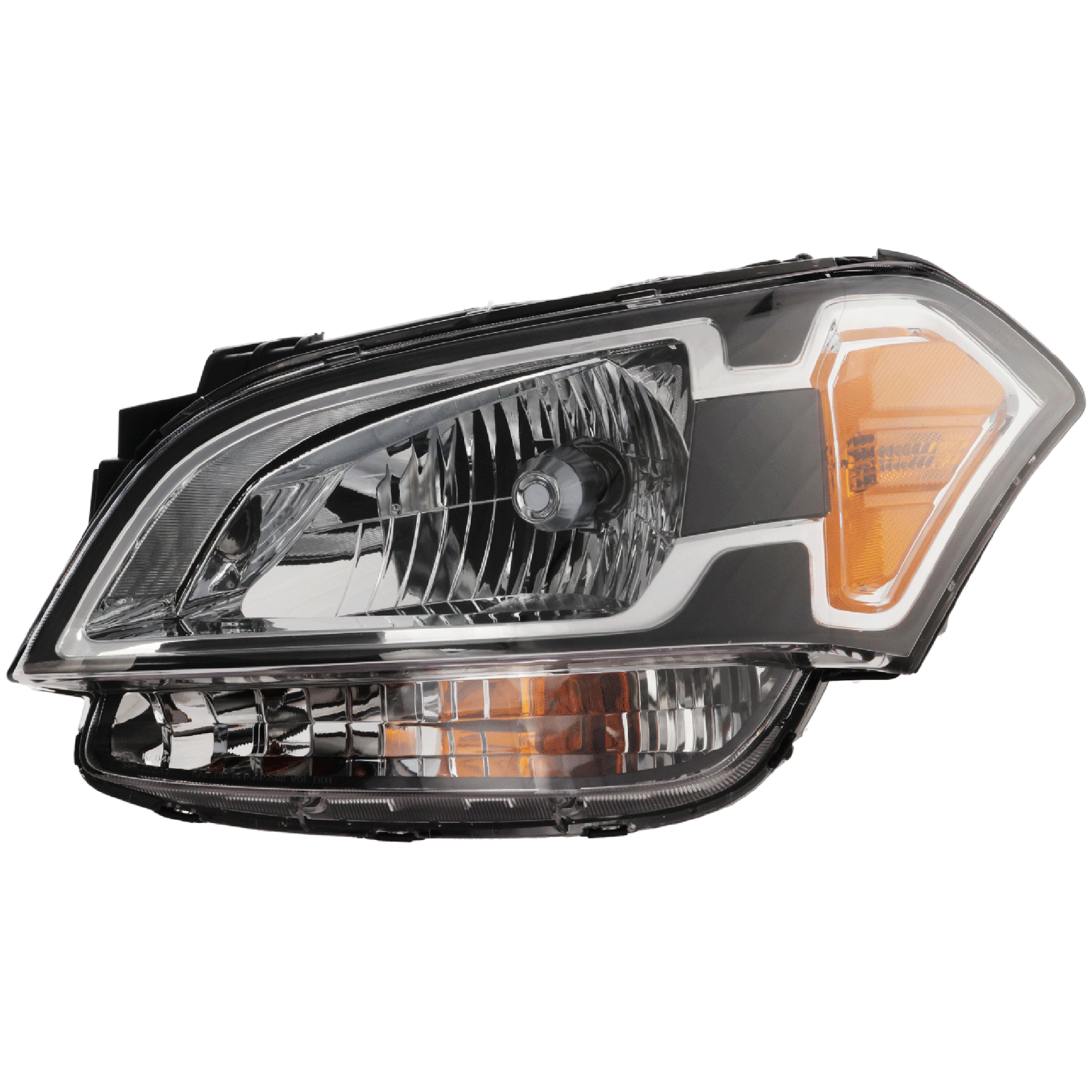 AM SOUL 10-11 HEAD LAMP LH Assembly Halogen CAPA SKU REPK100118Q Partslink KI2502139C OEM 921012K030