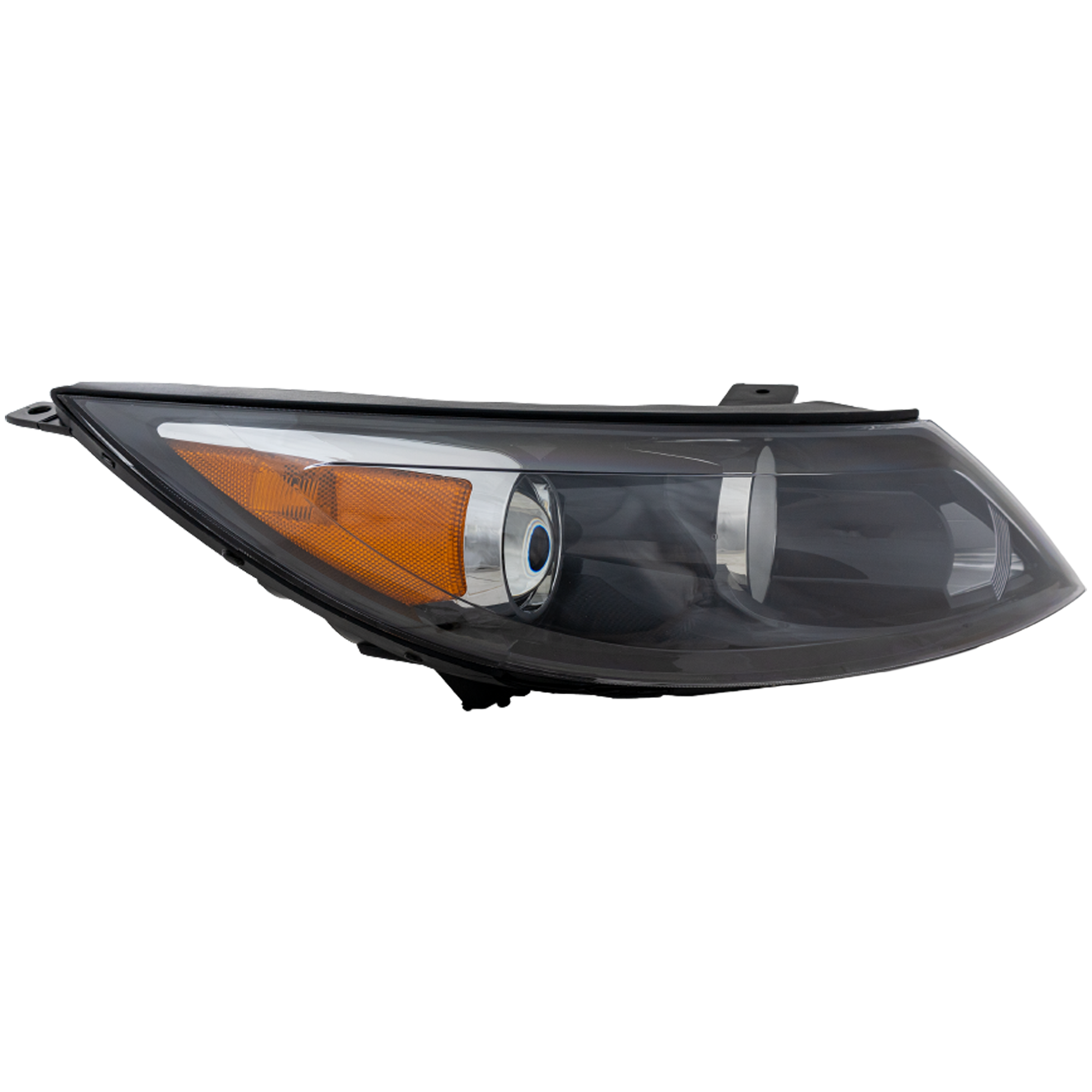 AM SPORTAGE 11-12 HEAD LAMP RH Assembly Halogen w o LED Daytime Running Lights Base LX Models SKU REPK100125 Partslink KI2503148 OEM 921023W050