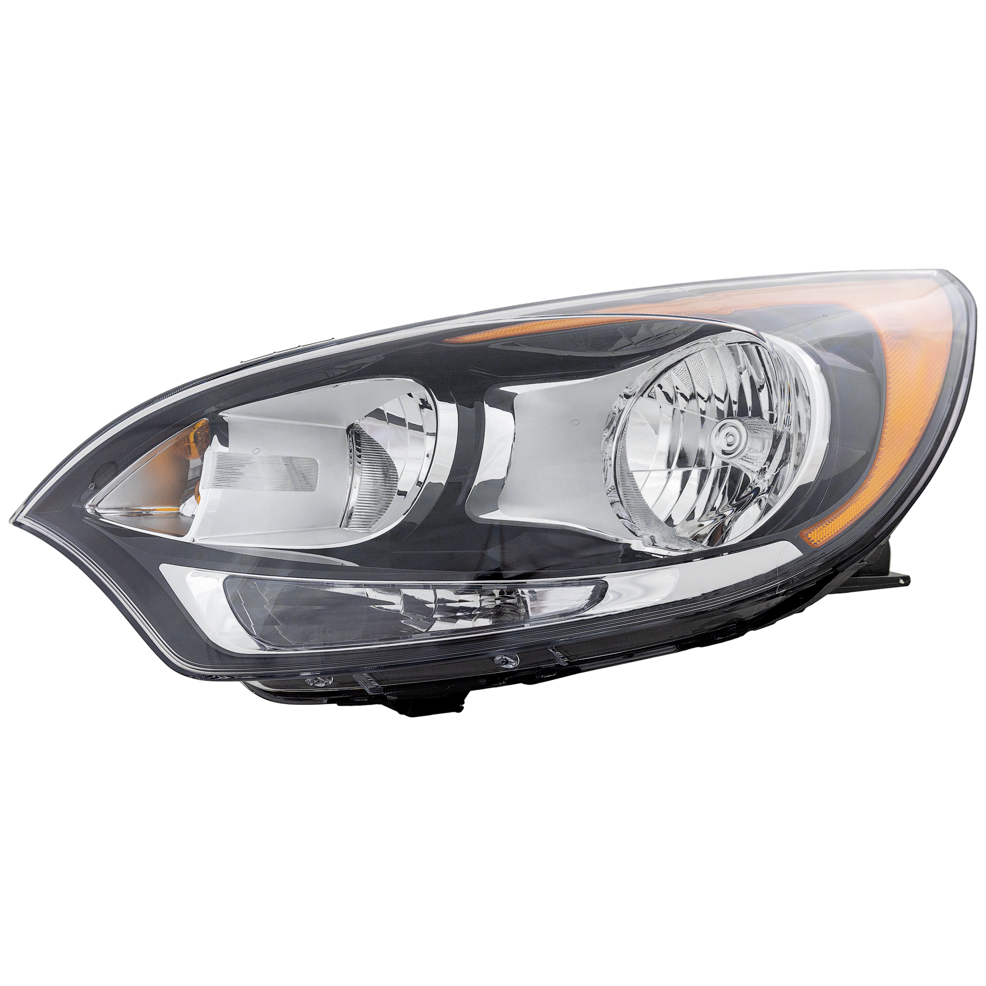 AM RIO 12-17 HEAD LAMP LH Assembly Halogen w o LED Position Light Exc. SX Model Hatchback SKU REPK100152 Partslink KI2502154 OEM 921011W340