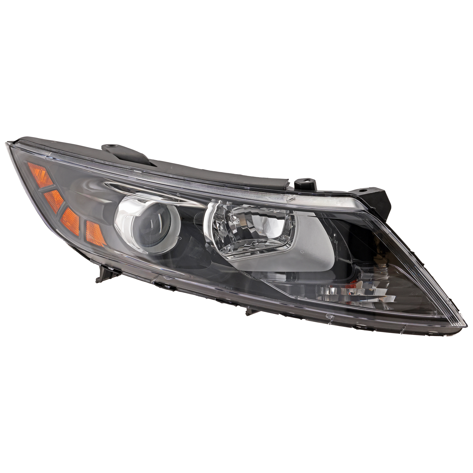 AM OPTIMA 12-13 HEAD LAMP RH Assembly Halogen LX EX Models USA Built Vehicle CAPA SKU REPK100153Q Partslink KI2503157C OEM 921024C000