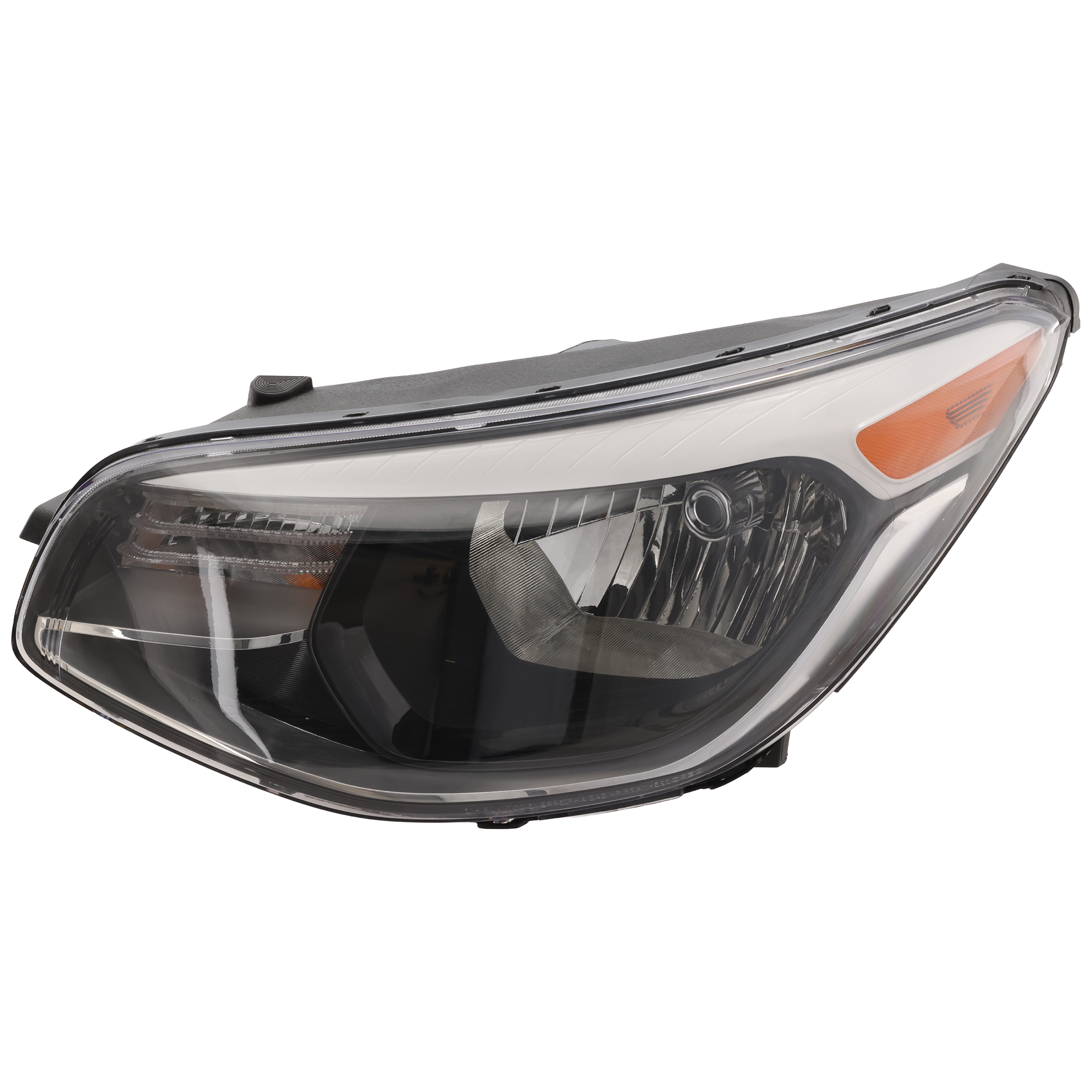 AM SOUL 14-19 HEAD LAMP LH Assembly Halogen Standard Type CAPA SKU REPK100158Q Partslink KI2502167C OEM 92101B2270