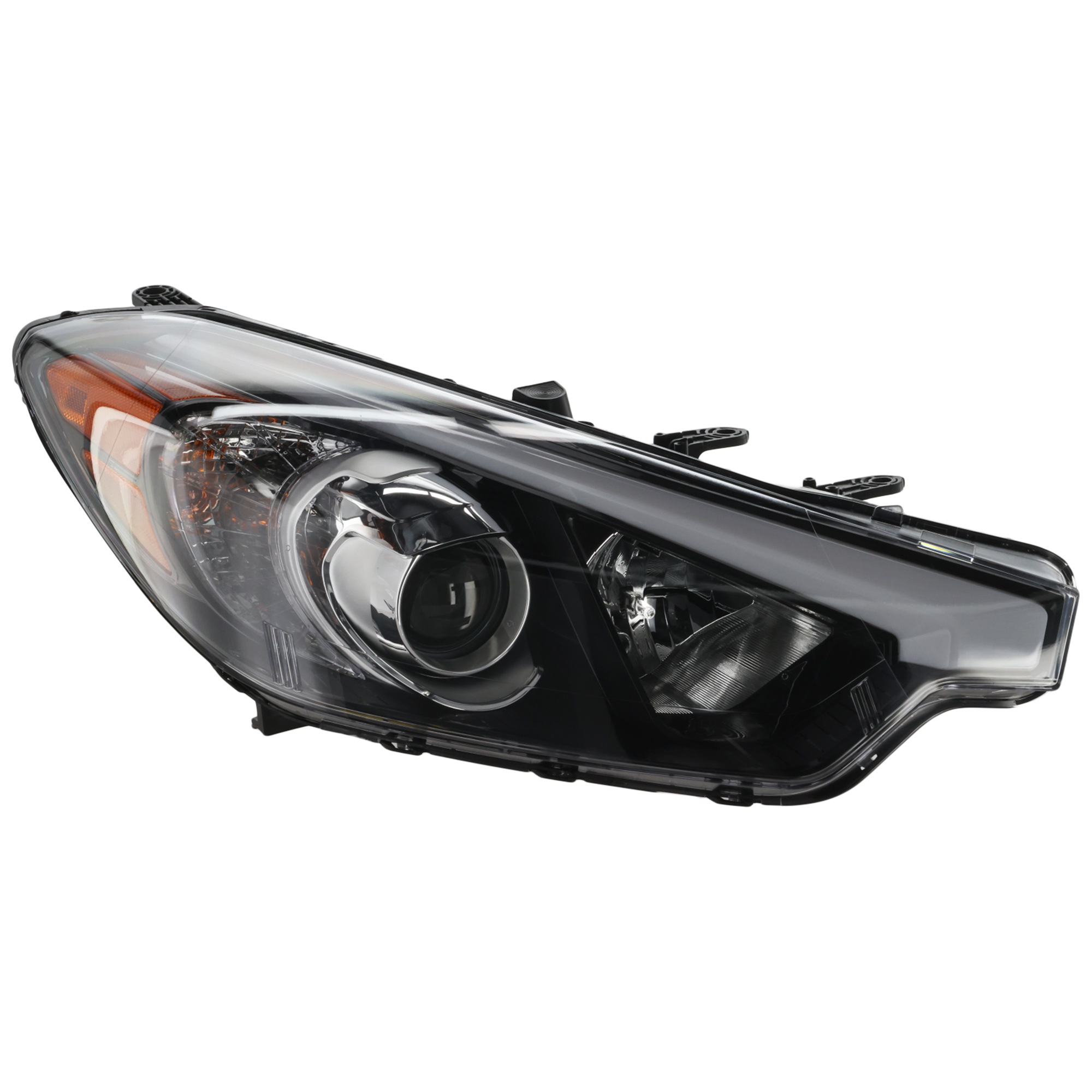 AM FORTE 14-16 HEAD LAMP RH Assembly Halogen w o LED Position Light LX Model Sedan SKU REPK100169 Partslink KI2503170 OEM 92102A7200