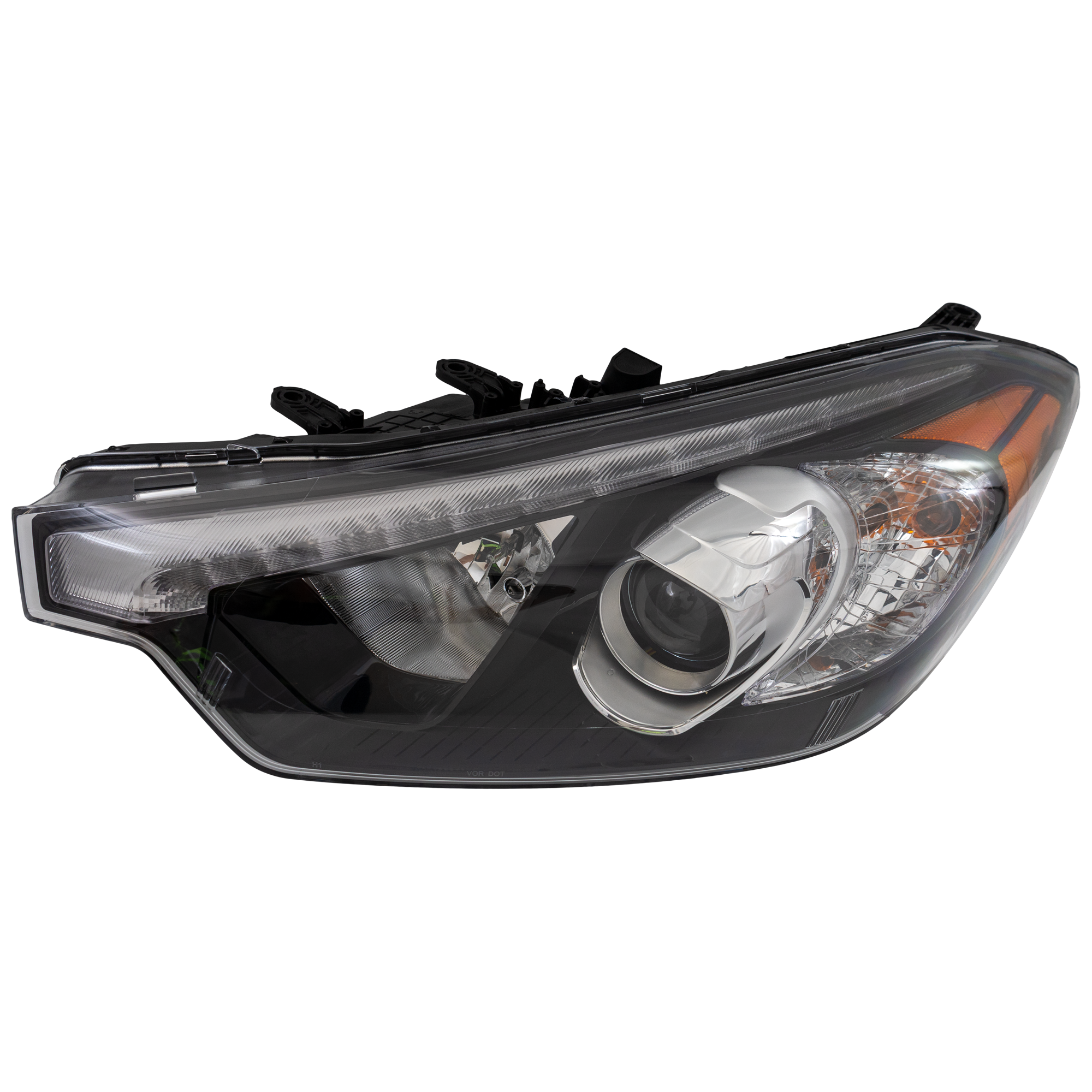 AM FORTE FORTE KOUP FORTE5-14-15 HEAD LAMP LH Assembly Halogen w LED Position Light To 10-17-14 CAPA SKU REPK100172Q Partslink KI2502171C OEM 92101A7210