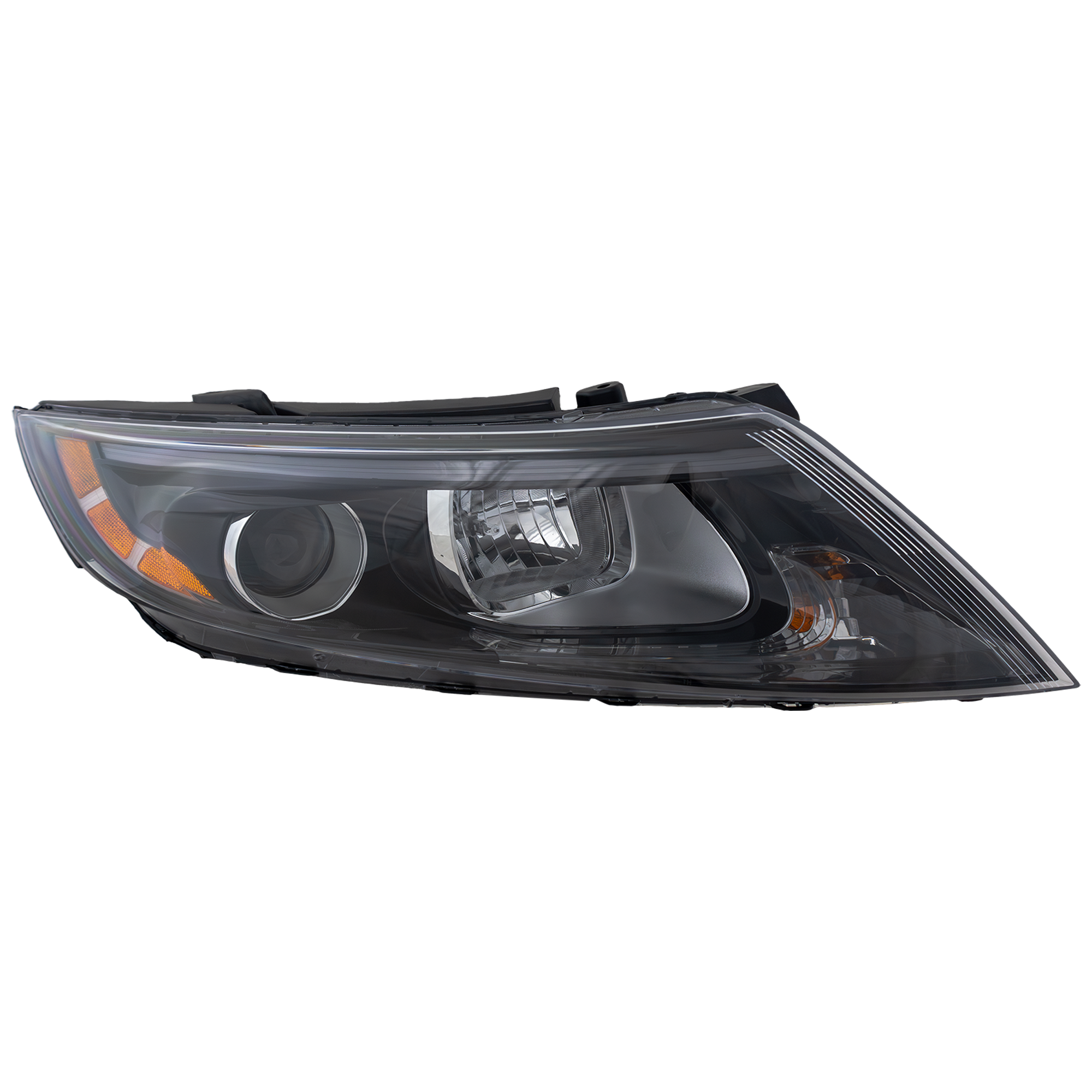 AM OPTIMA 14-15 HEAD LAMP RH Assembly Halogen w o LED Position Light Exc. Hybrid Model USA Built Vehicle SKU REPK100181 Partslink KI2503175 OEM 921024C500