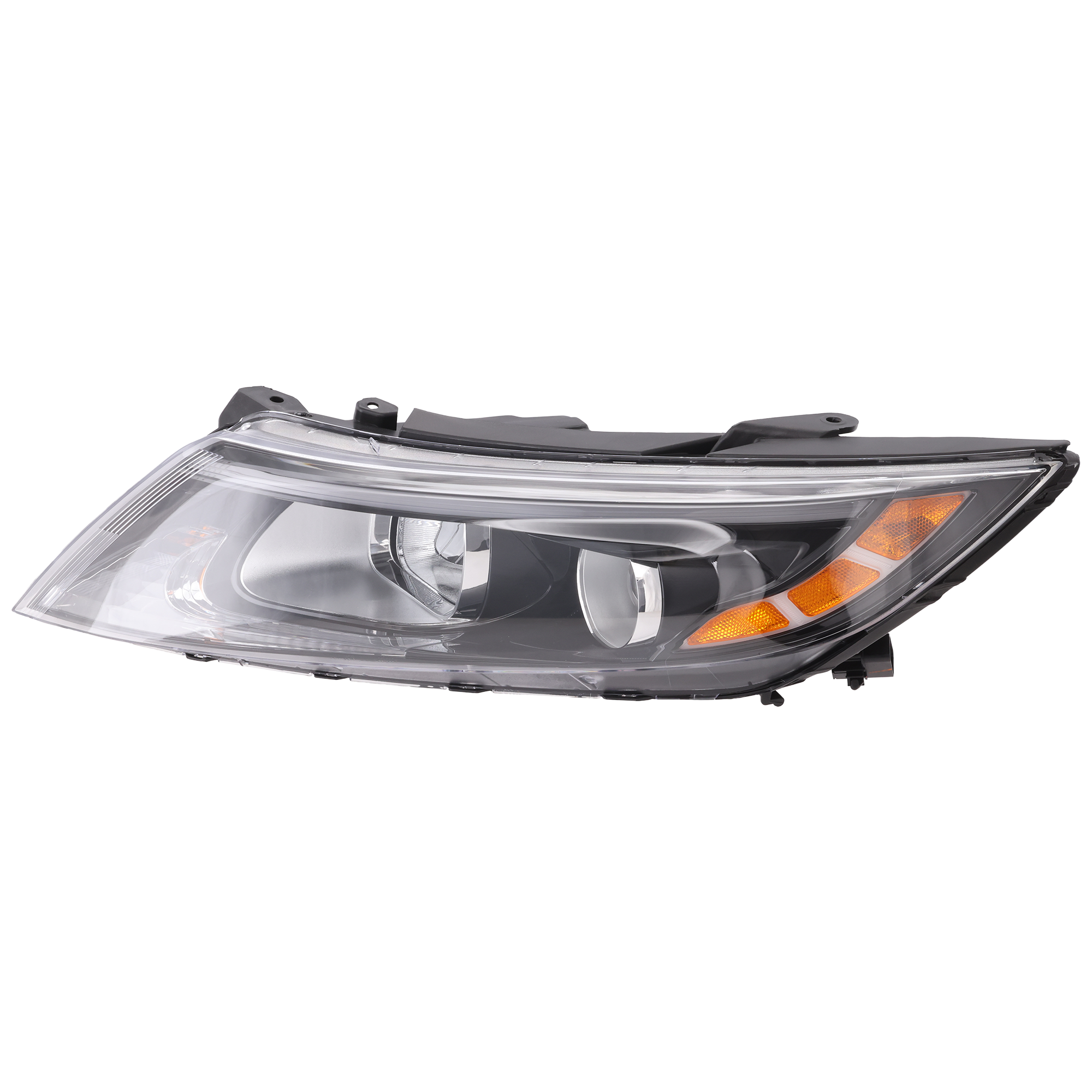 AM OPTIMA 14-15 HEAD LAMP LH Assembly Halogen w o LED Position Light Exc. Hybrid Model USA Built Vehicle SKU REPK100182 Partslink KI2502175 OEM 921014C500