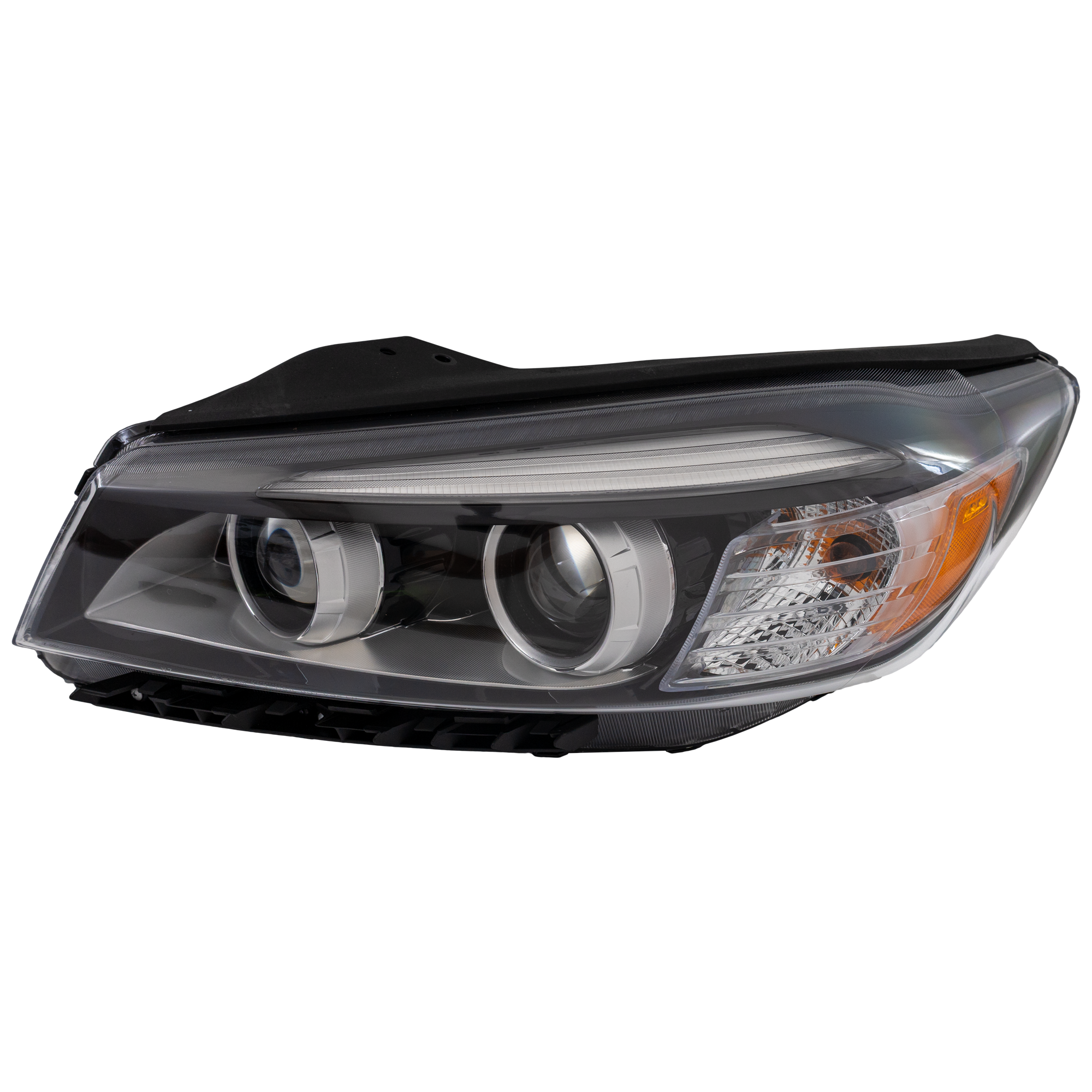 AM SORENTO 16-18 HEAD LAMP LH Assembly Halogen w o LED Accent Light SKU REPK100190 Partslink KI2502185 OEM 92101C6000