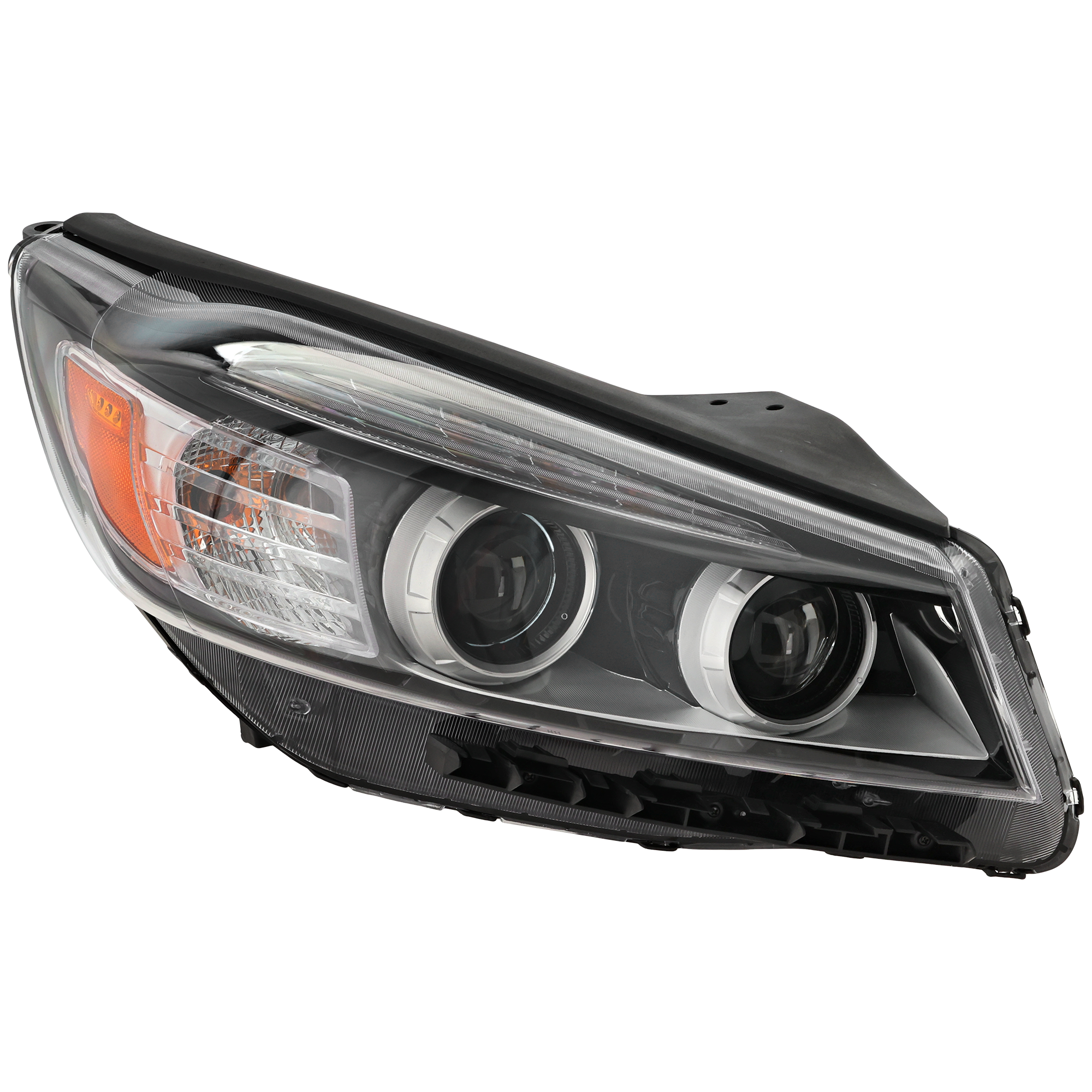 AM SORENTO 16-18 HEAD LAMP RH Assembly Halogen w LED Accent Light CAPA SKU REPK100191Q Partslink KI2503186C OEM 92102C6010