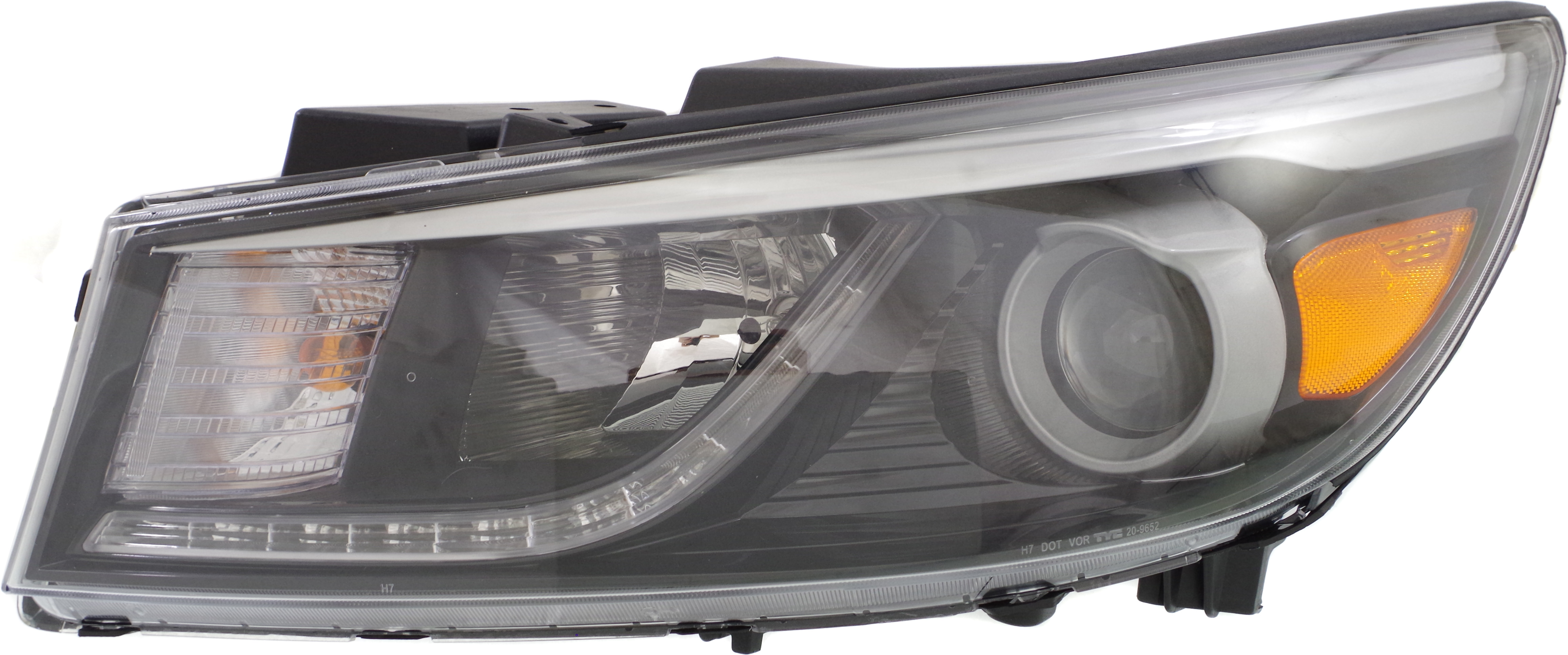 AM SEDONA 15-18 HEAD LAMP LH Assembly Halogen w LED Position Light Limited SX SXL Models SKU REPK100194 Partslink KI2502182 OEM 92101A9130