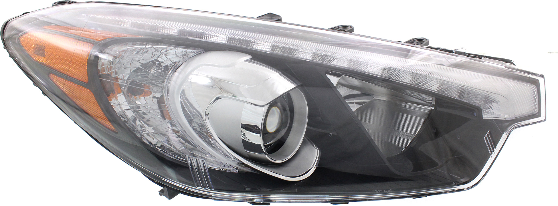 AM FORTE FORTE KOUP FORTE5-15-16 HEAD LAMP RH Assembly Halogen w LED Position Light From 10-17-14 SKU REPK100301 Partslink KI2503194 OEM 92102A7211