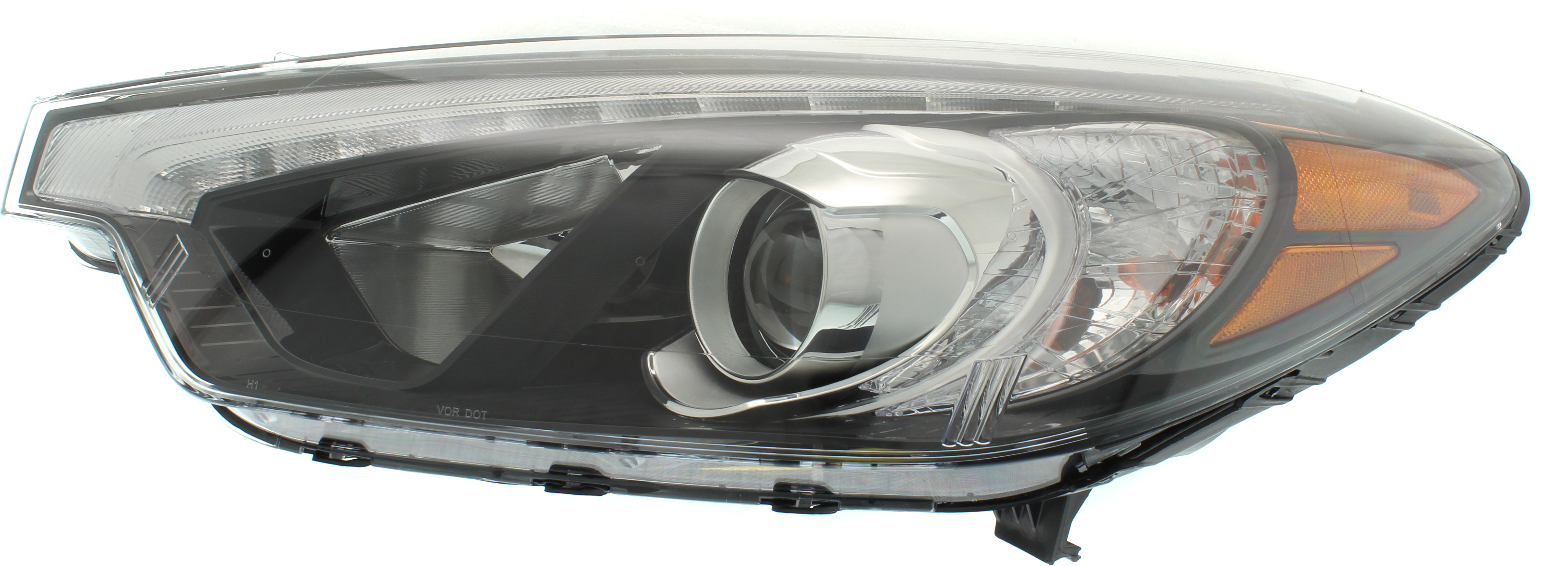 AM FORTE FORTE KOUP FORTE5-15-16 HEAD LAMP LH Assembly Halogen w LED Position Light From 10-17-14 SKU REPK100302 Partslink KI2502194 OEM 92101A7211