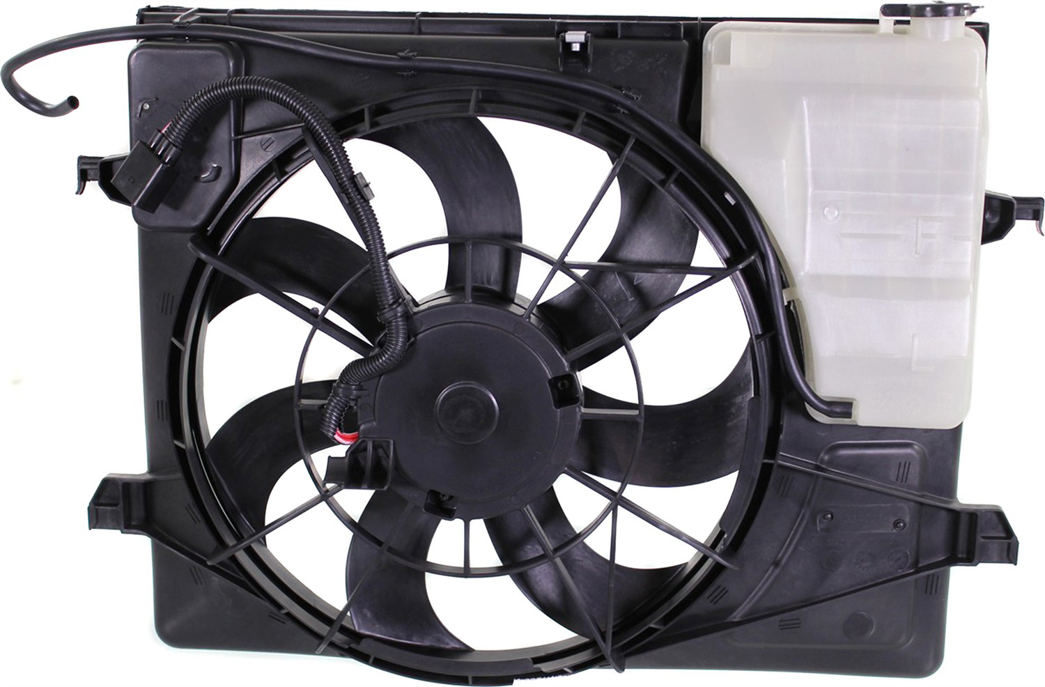 AM FORTE 10-12 RADIATOR FAN SHROUD ASSEMBLY Man Trans Includes Coolant Tank SKU REPK160914 Partslink KI3115130 OEM 253801M120