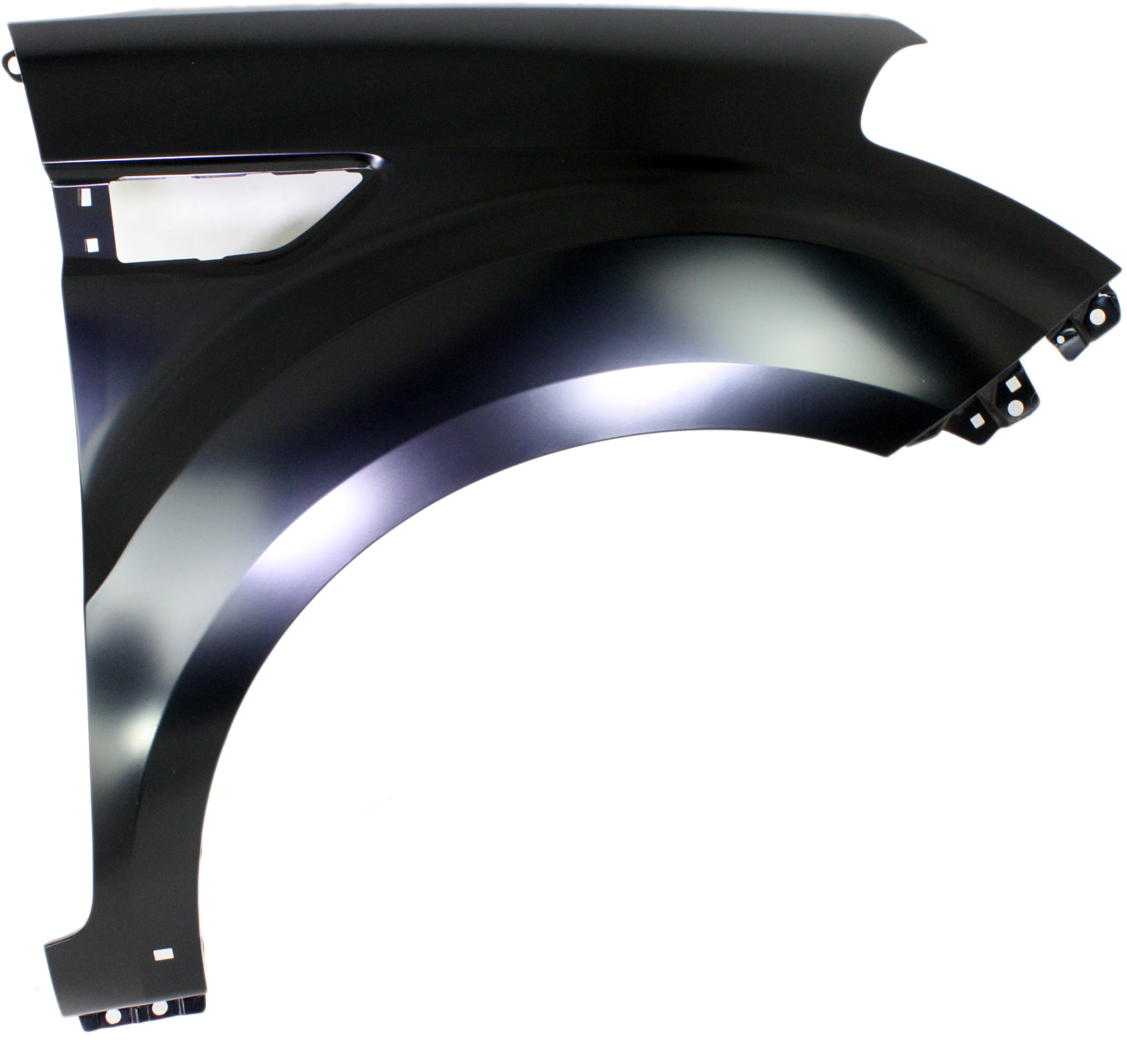 AM SOUL 10-12 FRONT FENDER RH Primed w Molding SKU REPK220109 Partslink KI1241130 OEM 663212K500