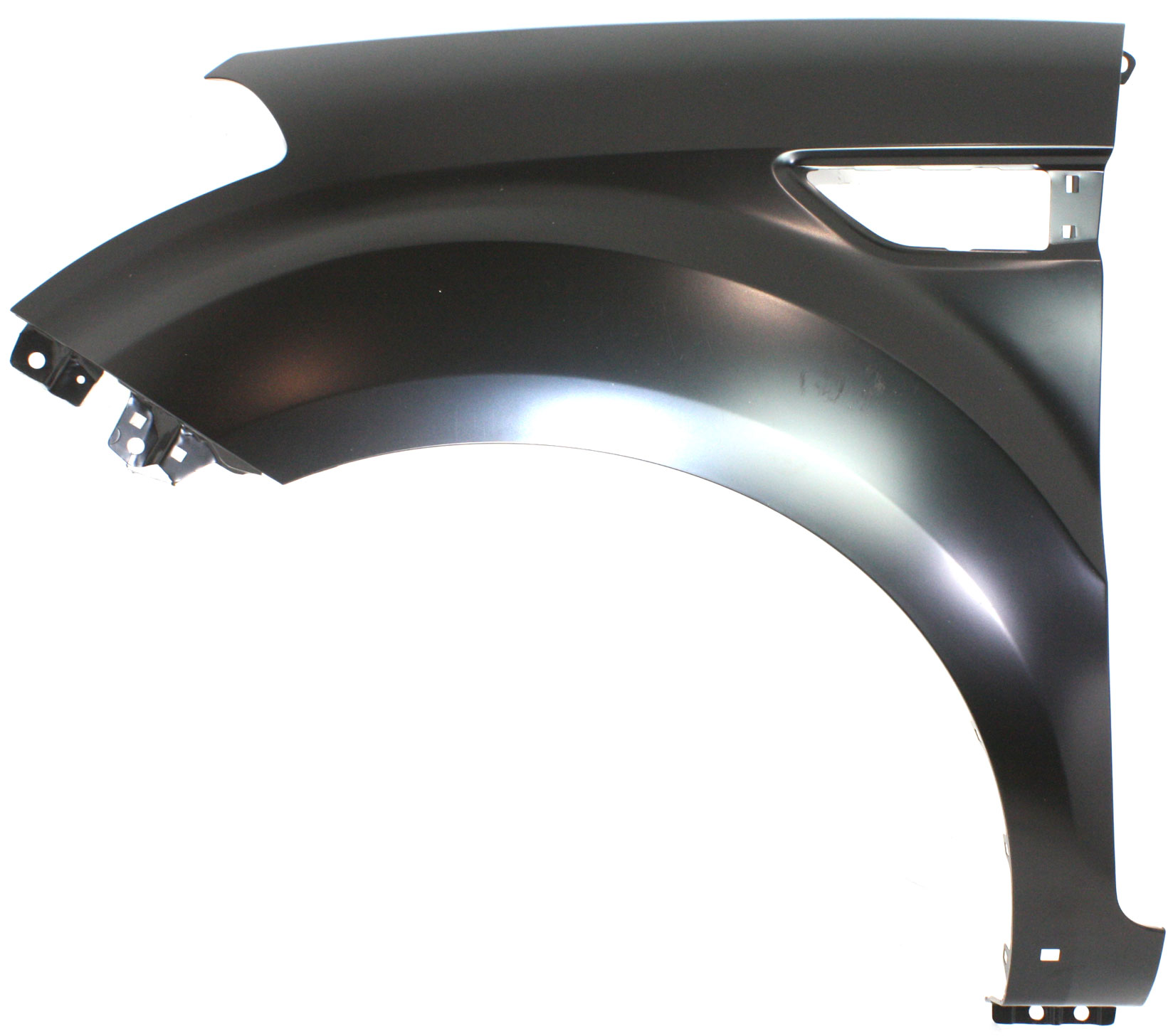 AM SOUL 10-12 FRONT FENDER LH Primed w Molding CAPA SKU REPK220110Q Partslink KI1240130C OEM 663112K500