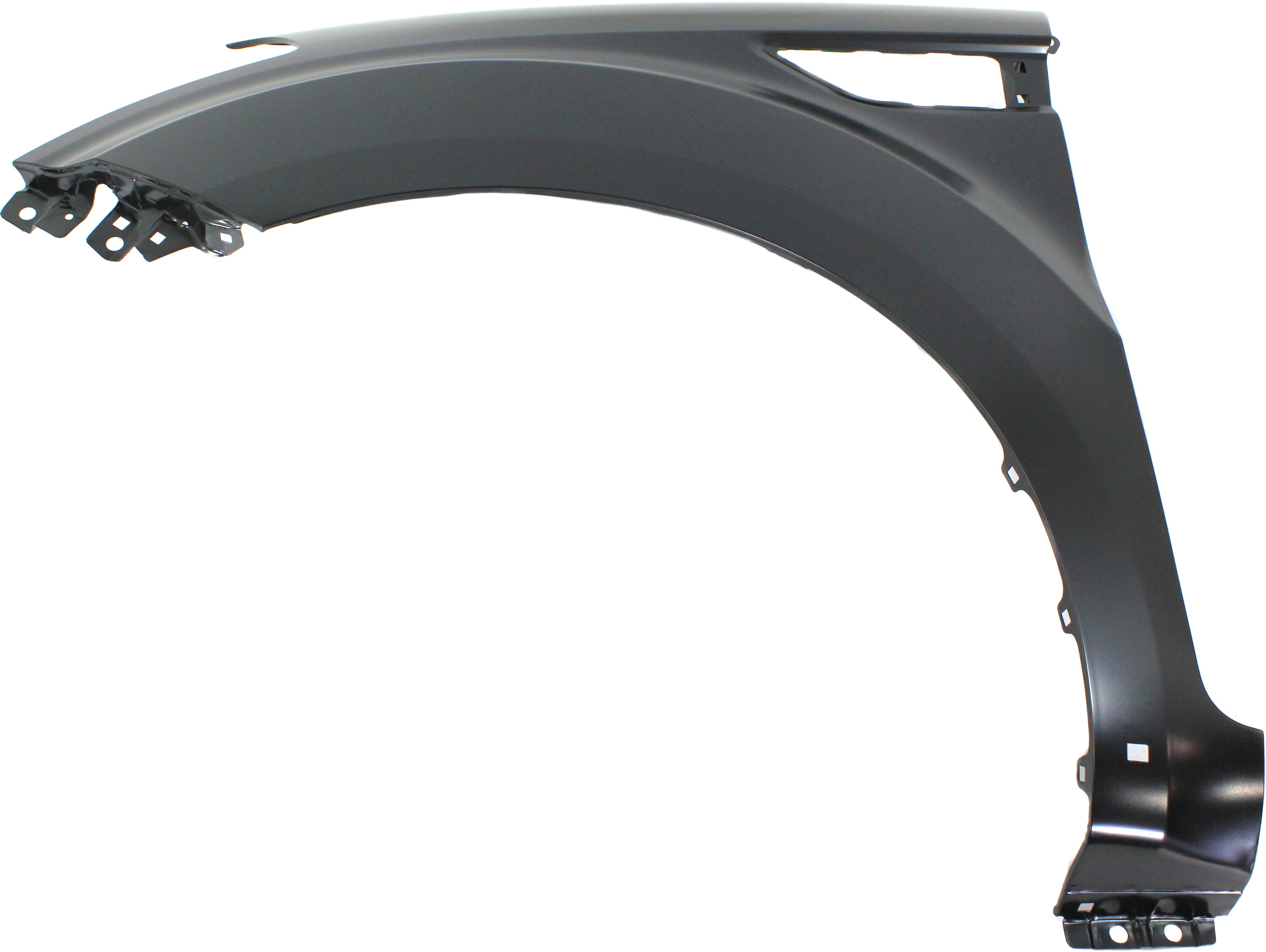 AM SOUL 10-12 FRONT FENDER LH Primed w Molding SKU REPK220110 Partslink KI1240130 OEM 663112K500