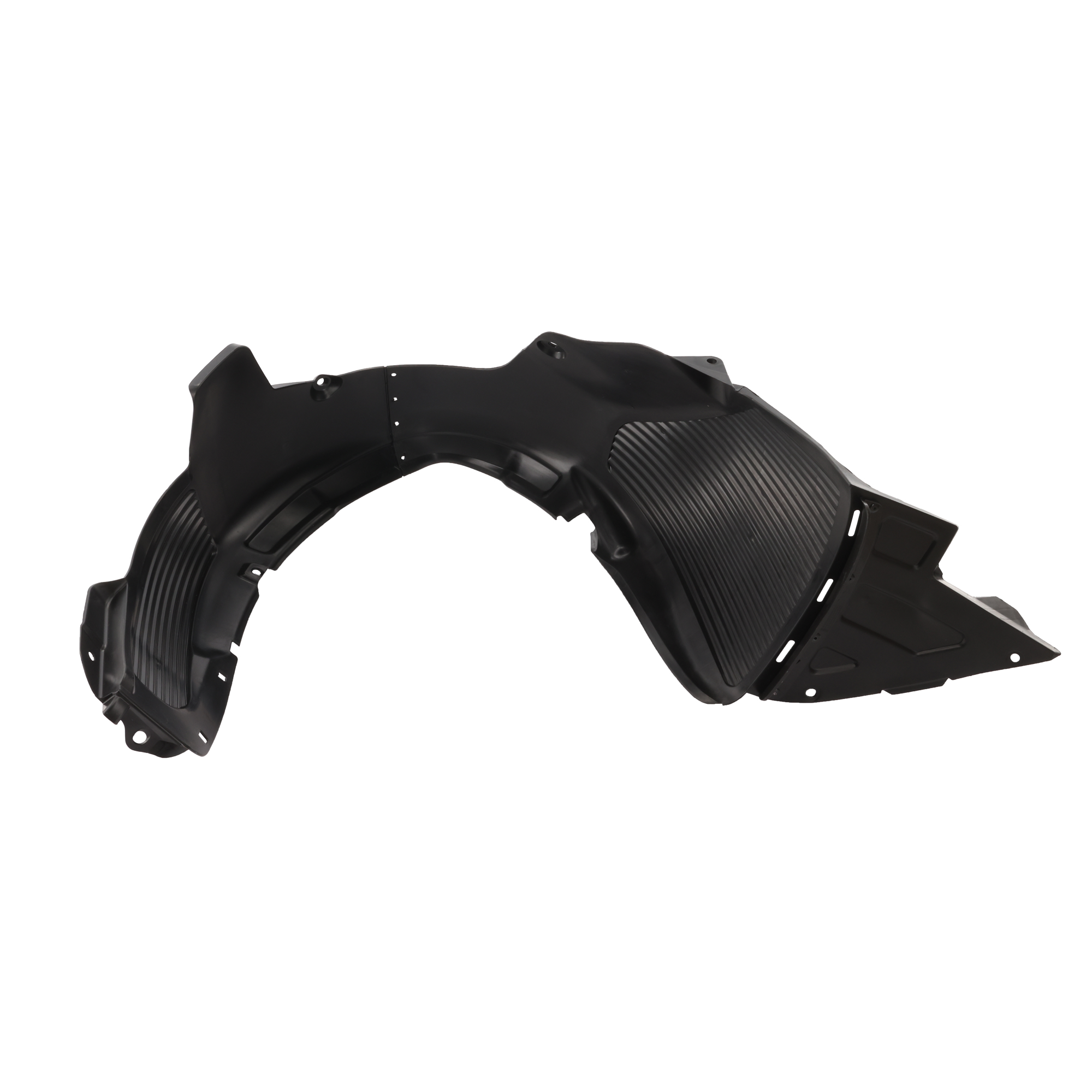 AM FORTE FORTE5-14-16 FRONT FENDER LINER LH Plastic Vaccum Form w Insulation Foam Forte5 EX LX Models SKU REPK222138 Partslink KI1248122 OEM 86811A7000