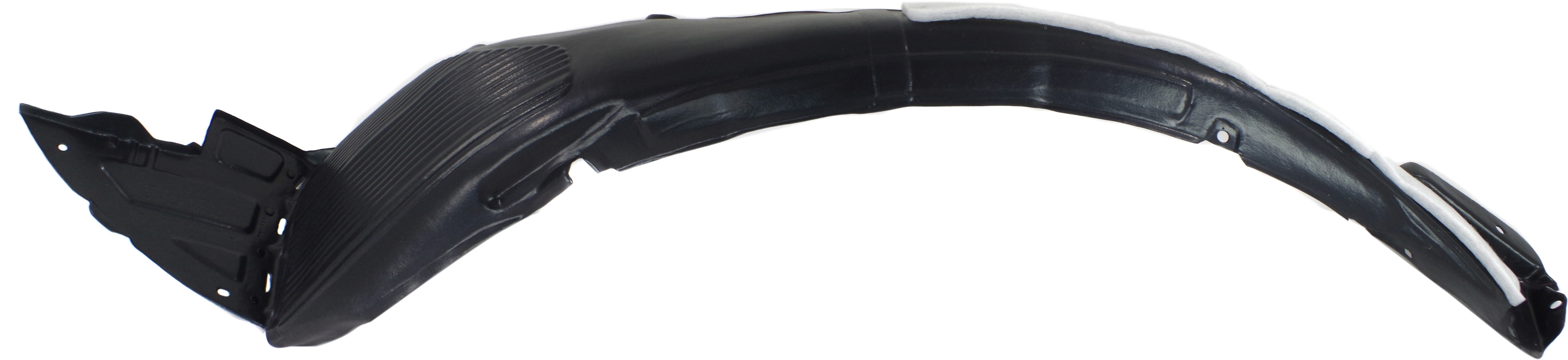 AM FORTE KOUP FORTE5-14-16 FRONT FENDER LINER LH Vacuum Form Forte5 SX Model SKU REPK222140 Partslink KI1248128 OEM 86811A7200