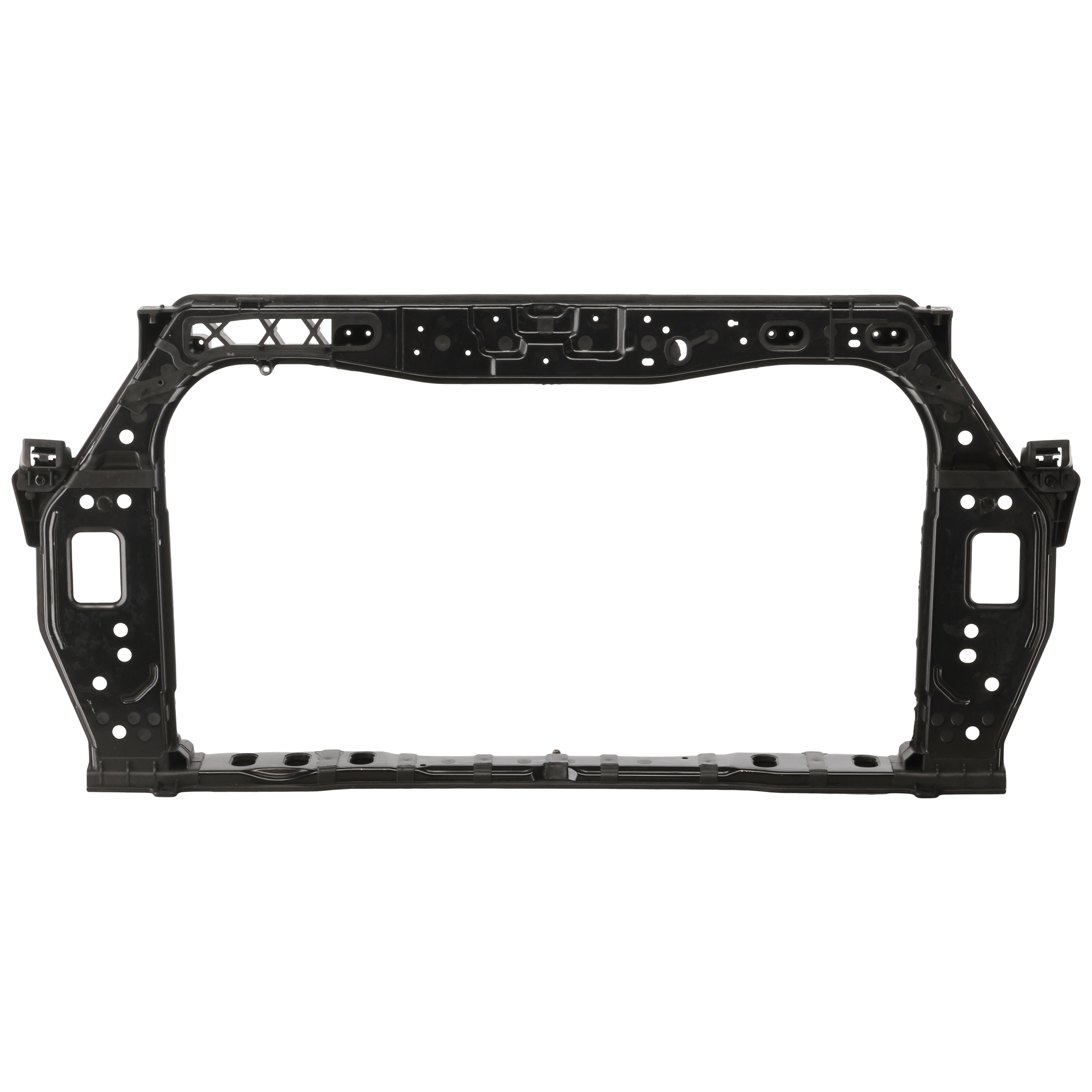 AM RIO 12-17 RADIATOR SUPPORT Assembly Plastic Hatchback Sedan SKU REPK250107 Partslink KI1225156 OEM 641011W003