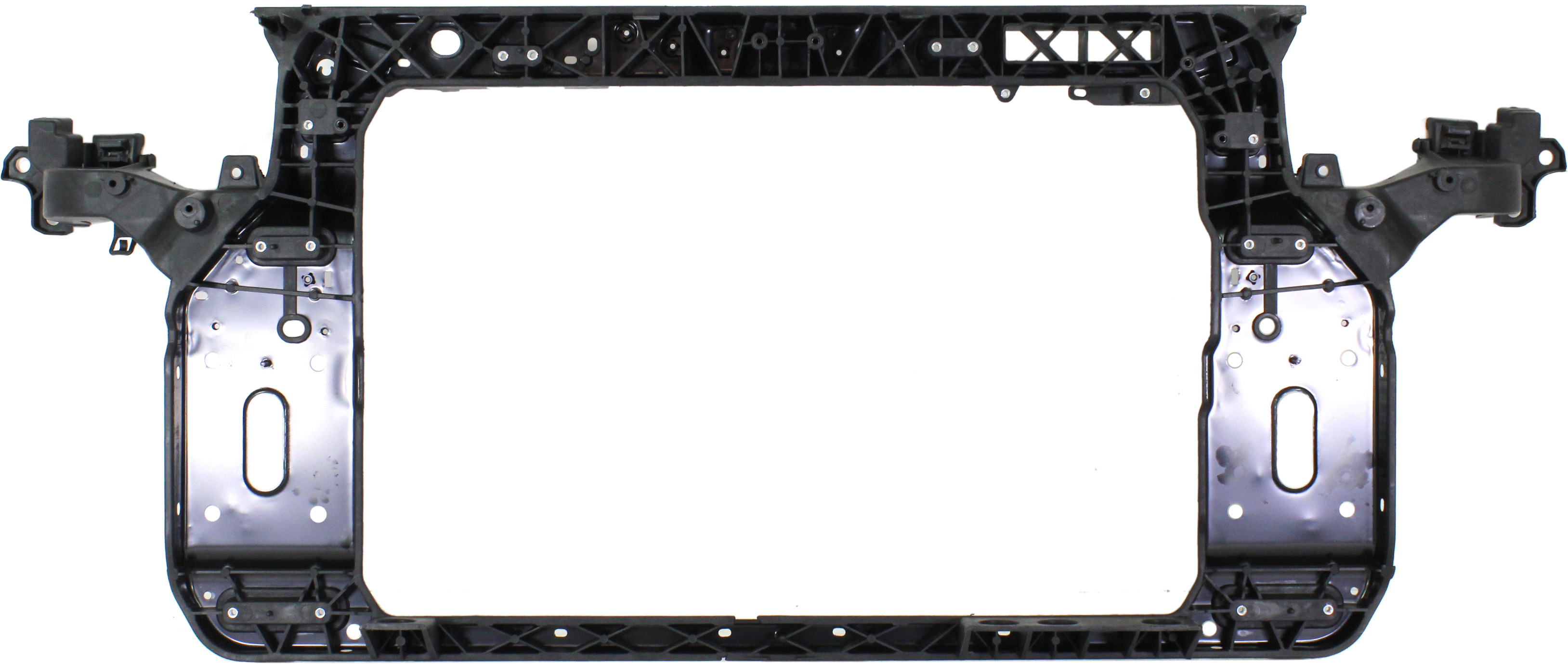 AM SPORTAGE 11-16 RADIATOR SUPPORT Black Plastic with Steel SKU REPK250109 Partslink KI1225155 OEM 641013W000