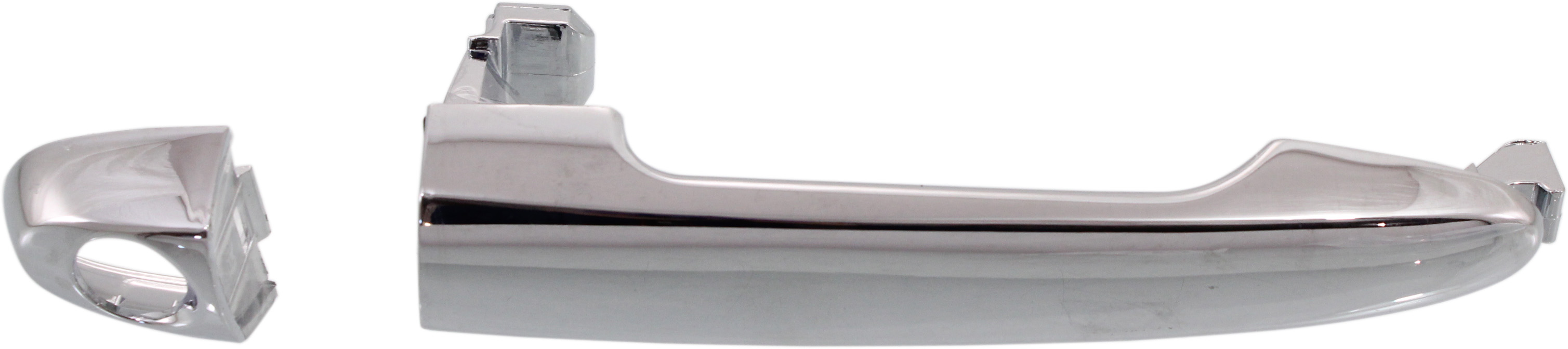 AM RONDO 07-12 FRONT EXTERIOR DOOR HANDLE LH All Chrome w Keyhole SKU REPK462125C Partslink KI1310106 OEM 826501D010