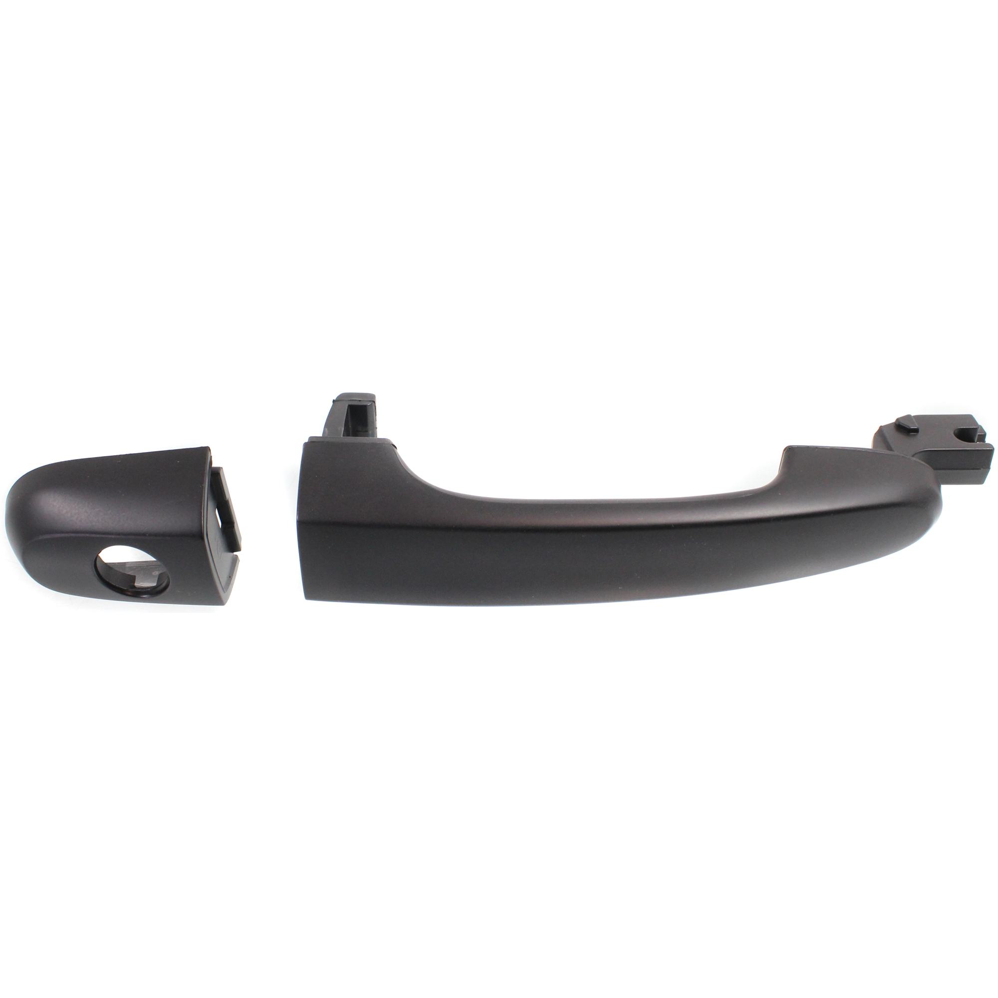 AM SPECTRA 04-09 FRONT EXTERIOR DOOR HANDLE RH Primed Black Handle+Cover w Keyhole New Body Style SKU REPK462131 Partslink KI1311118 KI1311121 OEM 826602F000 PFM 826802F000