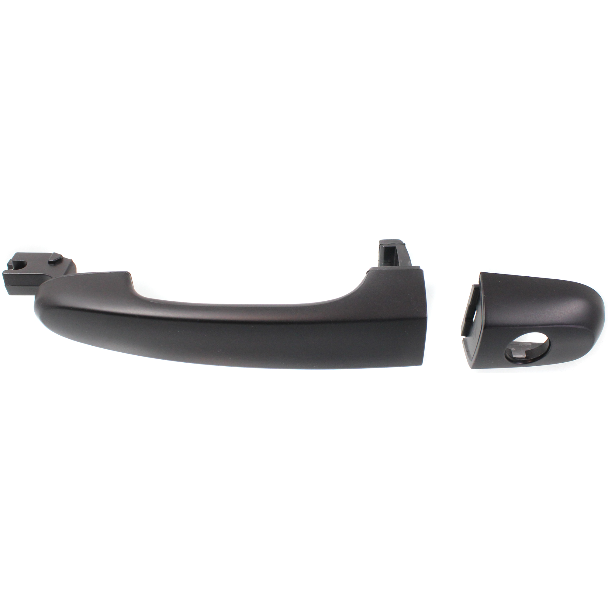 AM SPECTRA 04-09 FRONT EXTERIOR DOOR HANDLE LH Primed Black Handle+Cover w Keyhole New Body Style SKU REPK462132 Partslink KI1310118 KI1310121 OEM 826502F000 PFM 826702F000