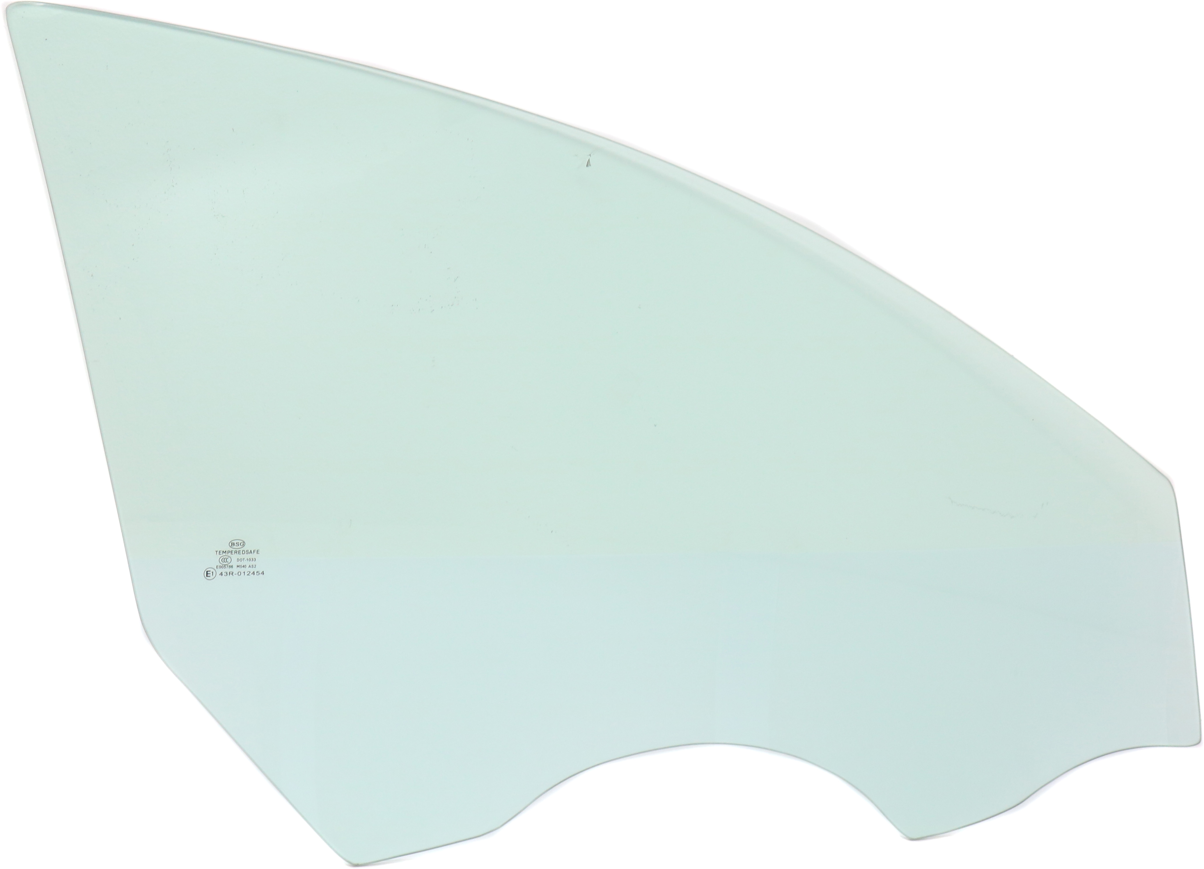 AM OPTIMA 11-15 FRONT DOOR GLASS RH Green Tint w o Acoustic Interlayer Includes 11-13 Hybrid Models SKU REPK480103 OEM 824212T010 FD24942GTNN