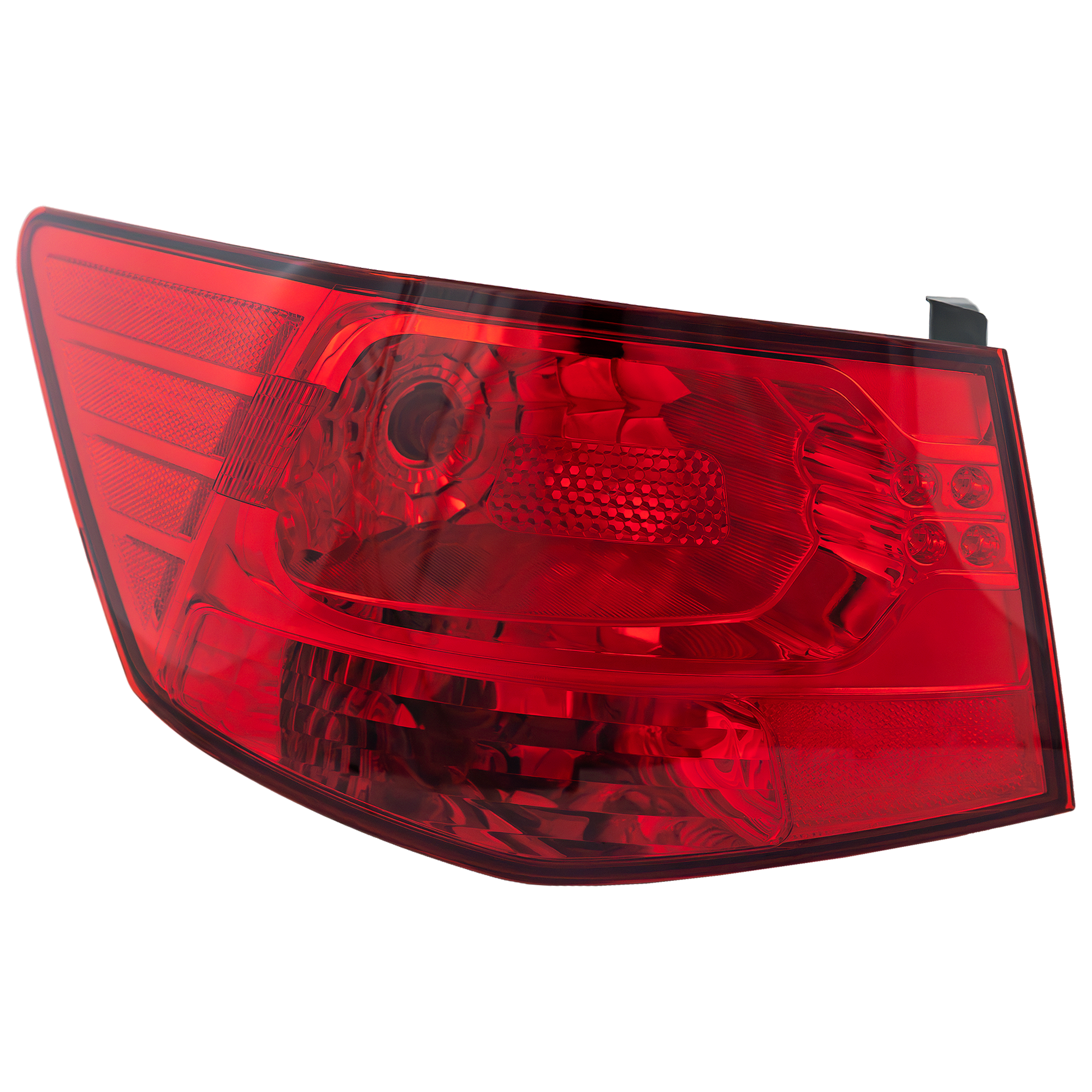 AM FORTE 10-13 TAIL LAMP LH Outer Assembly Sedan CAPA SKU REPK730116Q Partslink KI2804101C OEM 924011M010