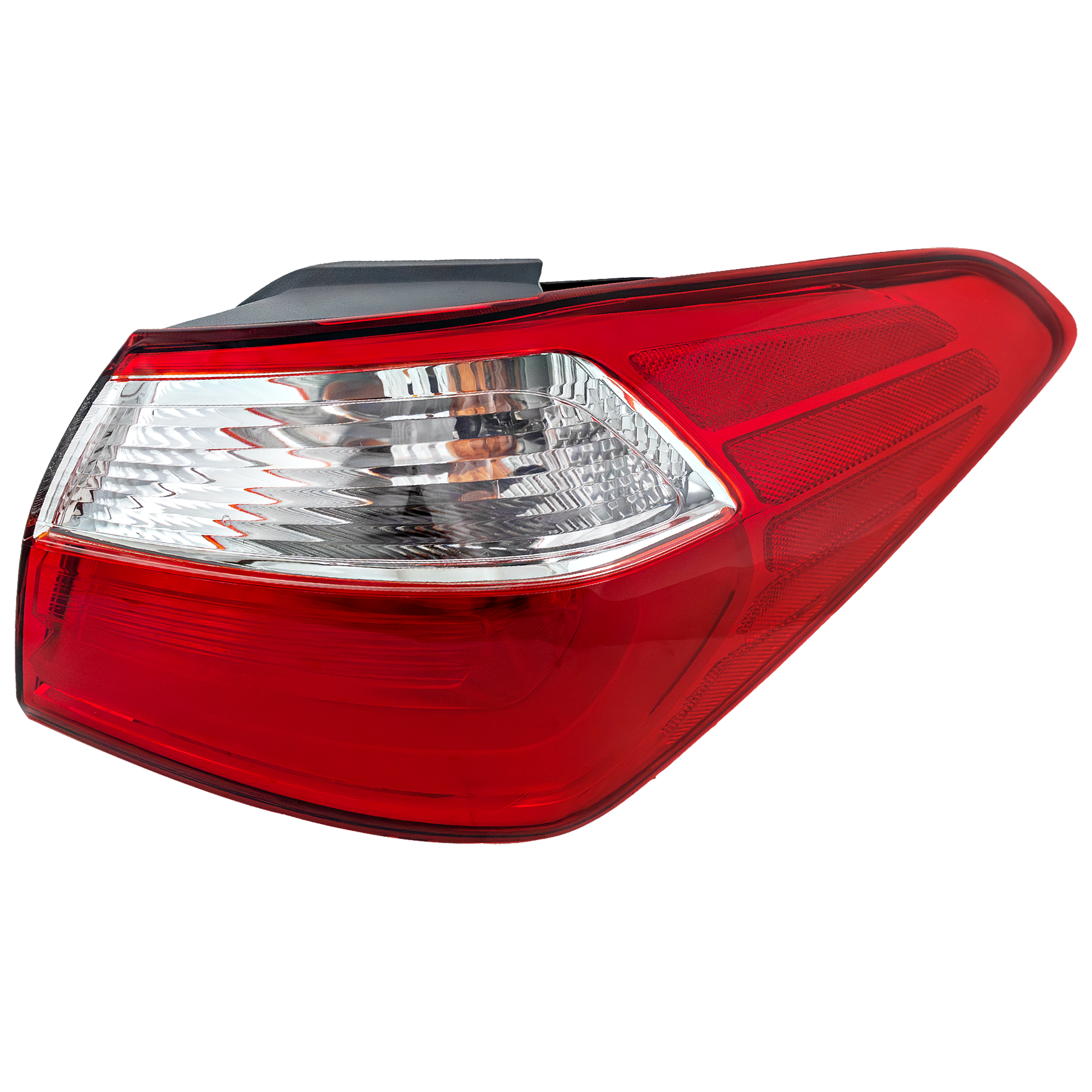 AM FORTE 14-16 TAIL LAMP RH Outer Assembly Halogen CAPA SKU REPK730149Q Partslink KI2805112C OEM 92402A7000