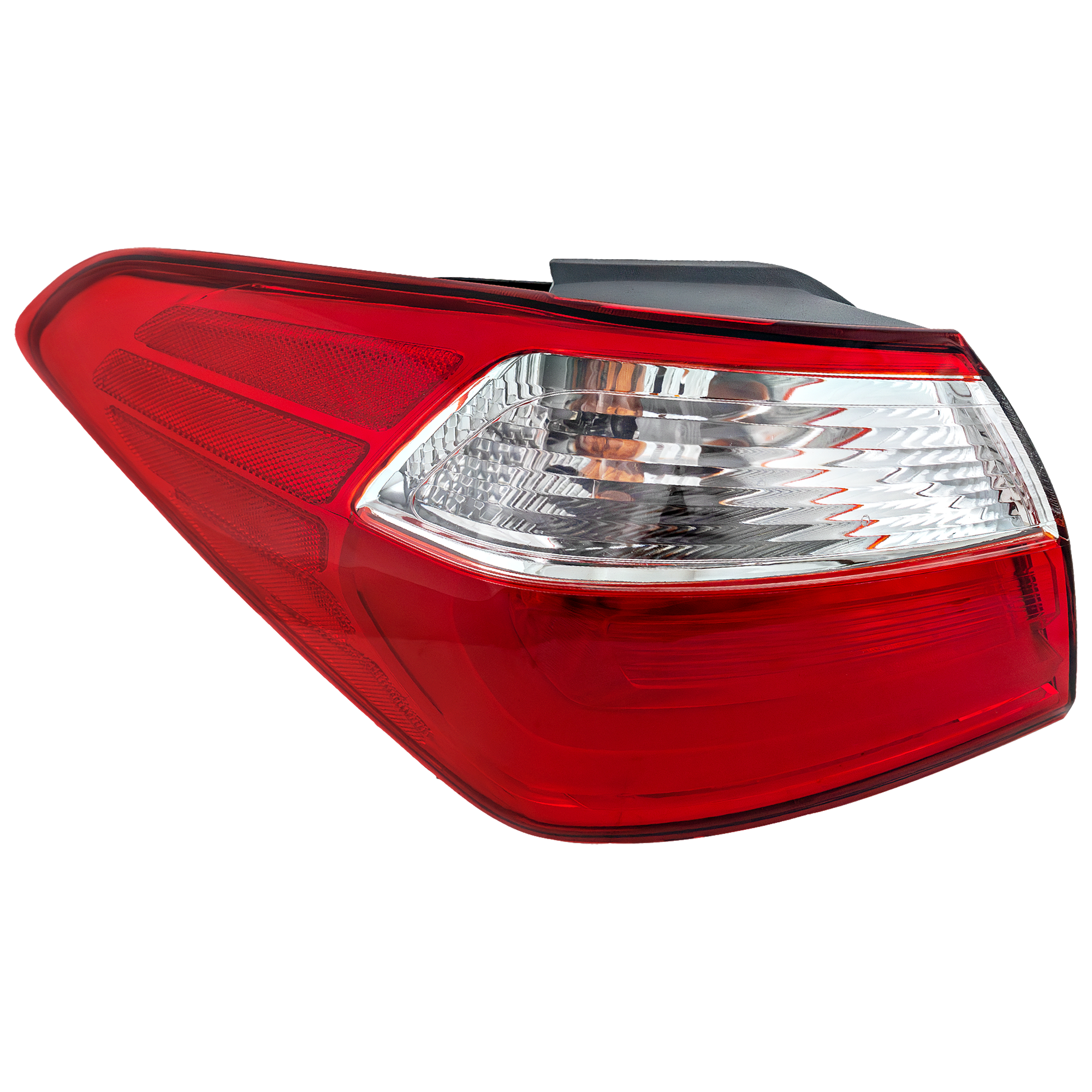 AM FORTE 14-16 TAIL LAMP LH Outer Assembly Halogen CAPA SKU REPK730150Q Partslink KI2804112C OEM 92401A7000