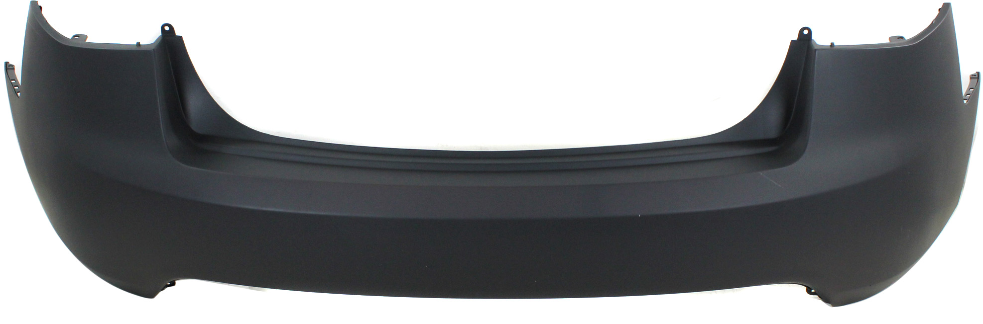 AM FORTE 10-13 REAR BUMPER COVER Upper Primed Sedan CAPA SKU REPK760105PQ Partslink KI1100145C OEM 866111M000