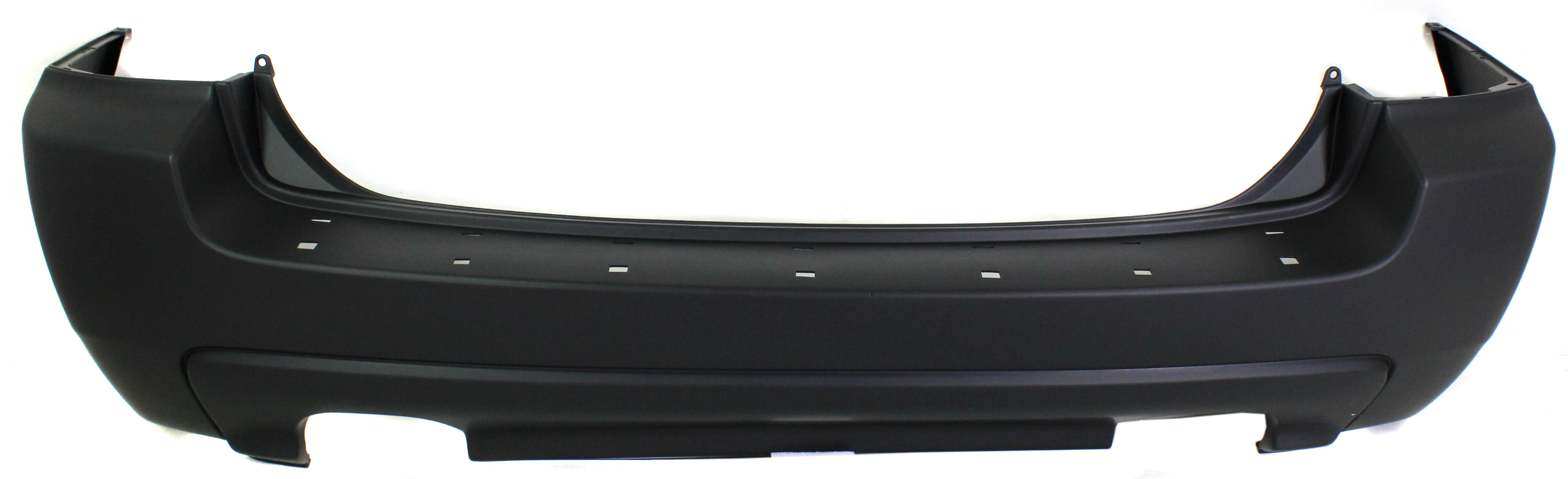 AM SPORTAGE 05-08 REAR BUMPER COVER Primed w o Luxury Pkg 2.7L Eng w Dual Exh Holes w o Flare Holes CAPA SKU REPK760108PQ Partslink KI1100127C OEM 866111F040