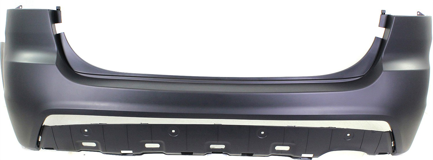 AM SORENTO 11-13 REAR BUMPER COVER Primed w Sport Pkg w o Park Assist Snsr Holes SKU REPK760113P Partslink KI1100153 OEM 866111U200