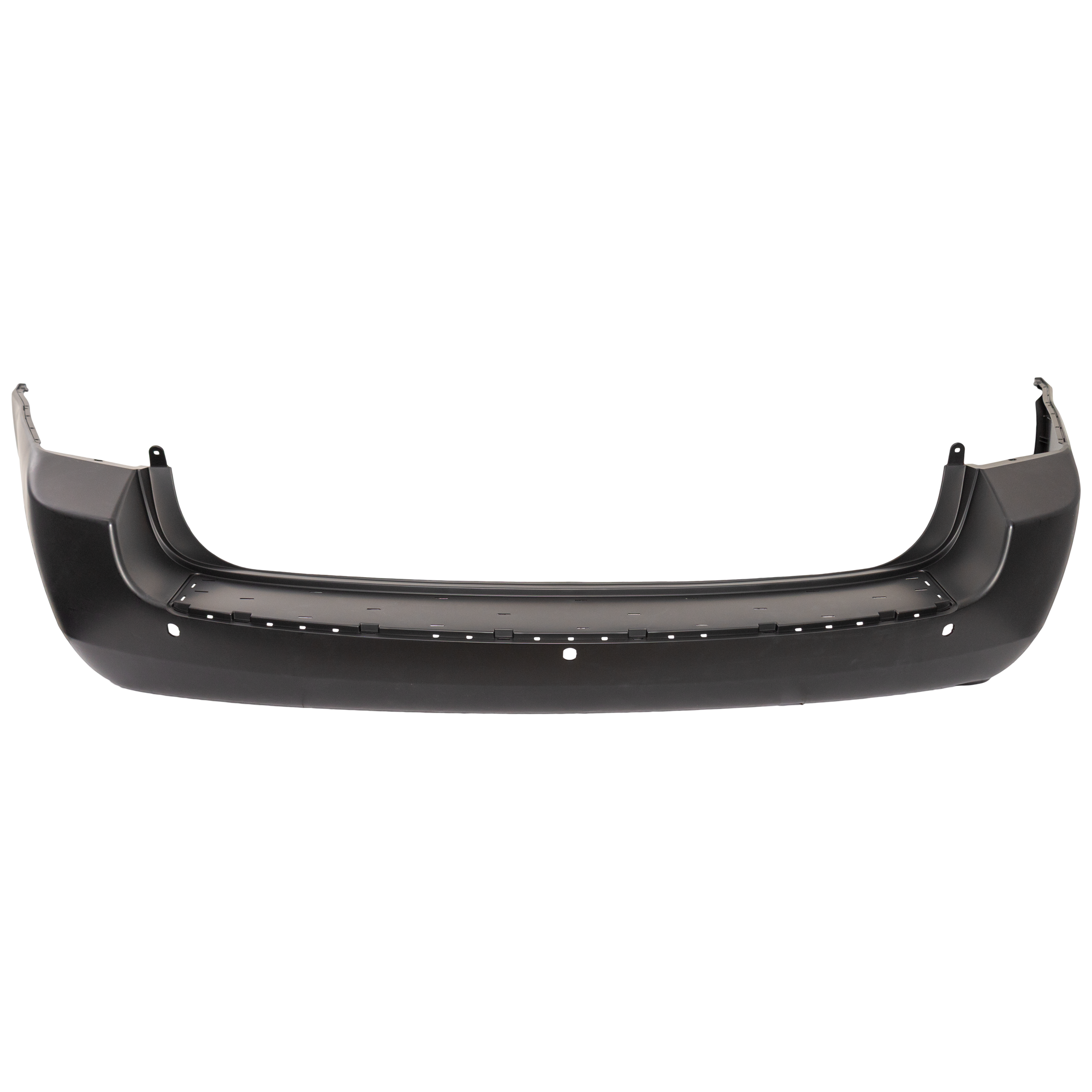 AM SEDONA 06-14 REAR BUMPER COVER Primed Exc. Base Model w Back up Sensor w 3 Sensor Holes CAPA SKU REPK760118PQ Partslink KI1100163C OEM 866114D012