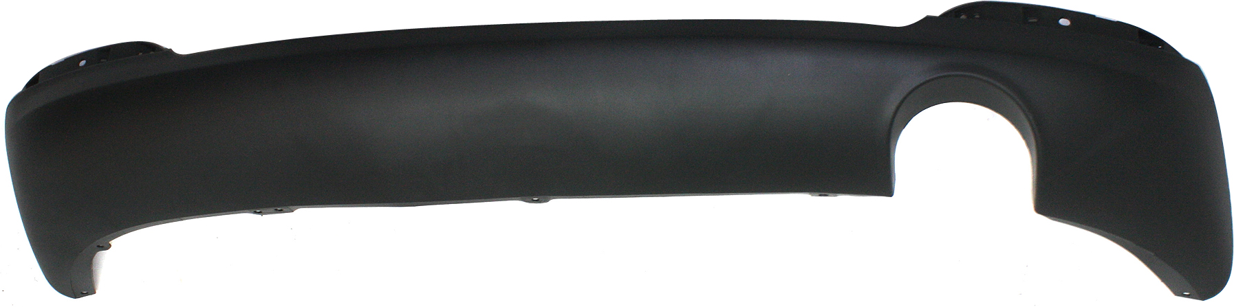 AM FORTE 14-16 REAR BUMPER COVER Lower Textured w Exhaust Hole EX SX Models CAPA SKU REPK760124Q Partslink KI1115105C OEM 86695A7010