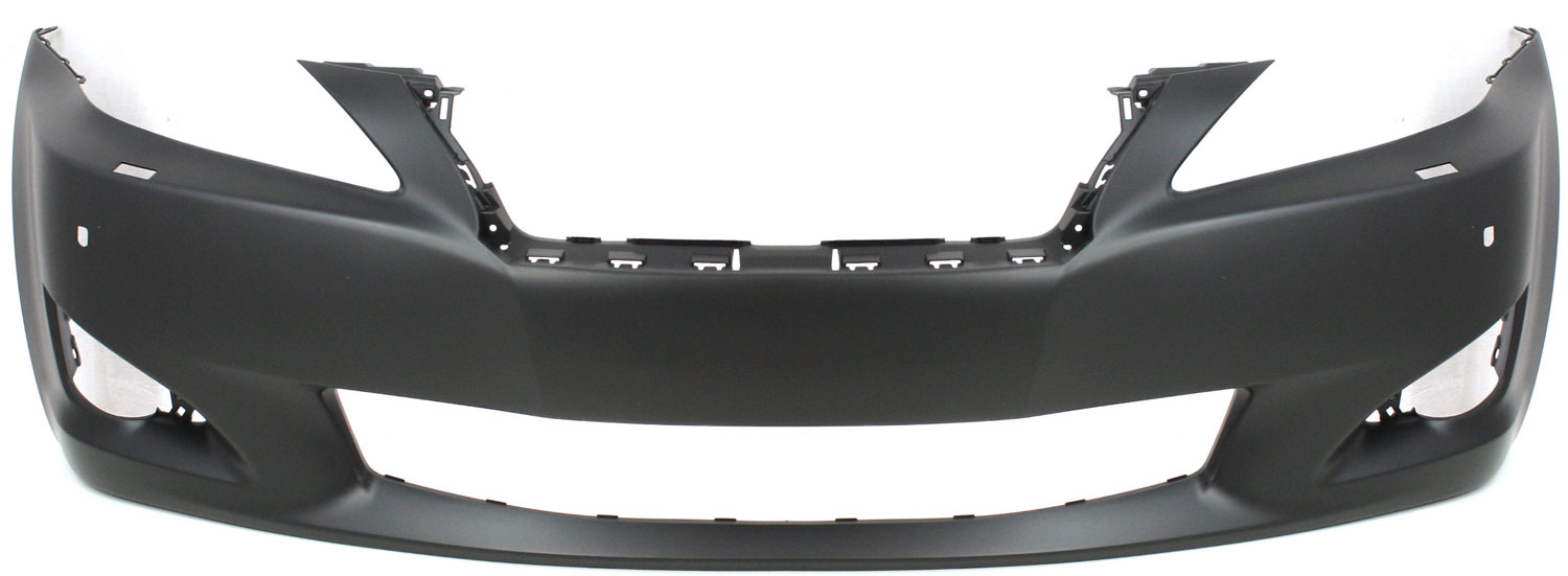 AM IS250 IS350-09-10 FRONT BUMPER COVER Prmd Exc. C Model w Pre Collision System Headlight Washer and PAS Holes SKU REPL010306P Partslink LX1000205 OEM 5211953948