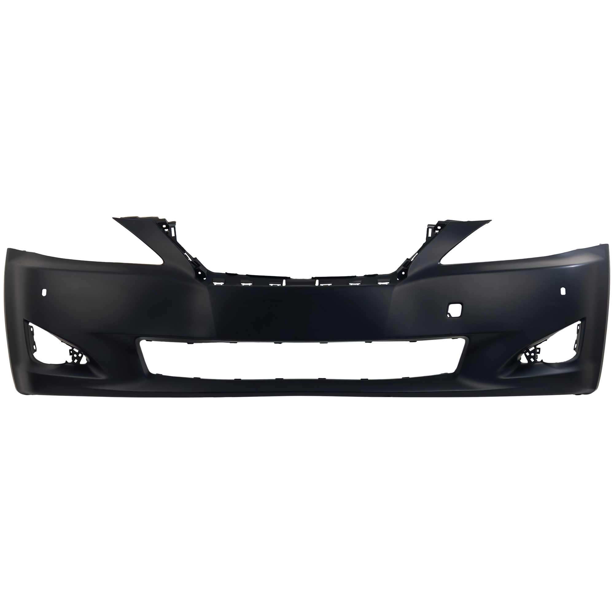 AM IS250 IS350-09-10 FRONT BUMPER COVER Prmd Exc. C Model w PAS holes and Pre Collision System w o Headlight Washer Holes CAPA SKU REPL010307PQ Partslink LX1000206C OEM 5211953946