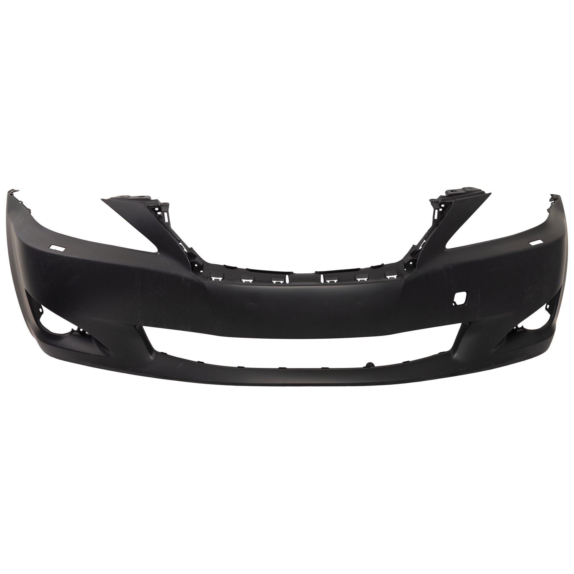 AM IS250 IS350-09-10 FRONT BUMPER COVER Prmd Exc. C Model w Headlight Washer Holes w o Pre Collision System and PAS Holes CAPA SKU REPL010308PQ Partslink LX1000187C OEM 5211953947