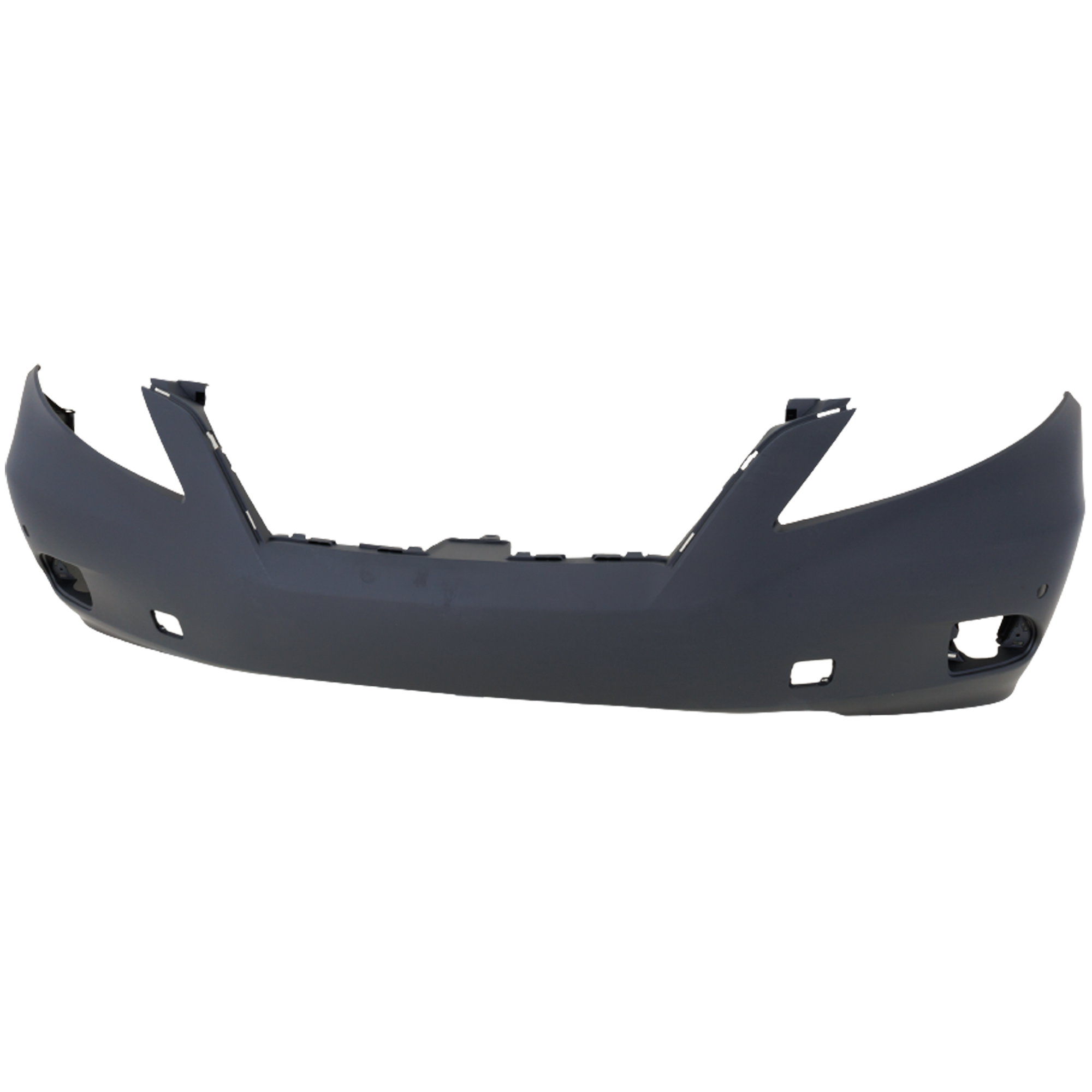 AM RX350-10-12 FRONT BUMPER COVER Primed w o Premium Pkg Canada Built Vehicle w Park Assist Sensor Holes CAPA SKU REPL010312PQ Partslink LX1000191C OEM 521190E907
