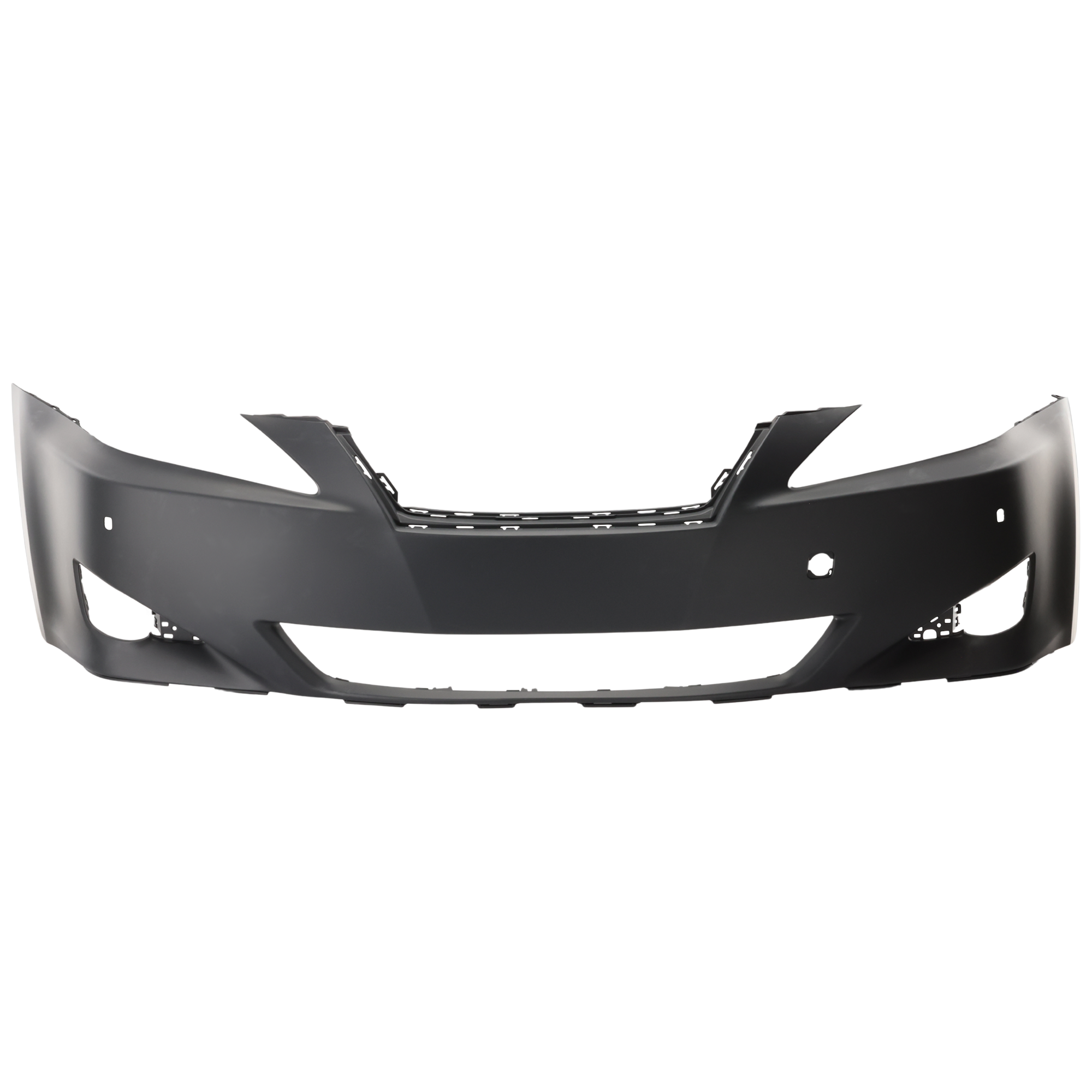 AM IS250 IS350-06-08 FRONT BUMPER COVER Primed w o Headlight Washer Holes w Pre Collision System SKU REPL010314 Partslink LX1000161 OEM 5211953917