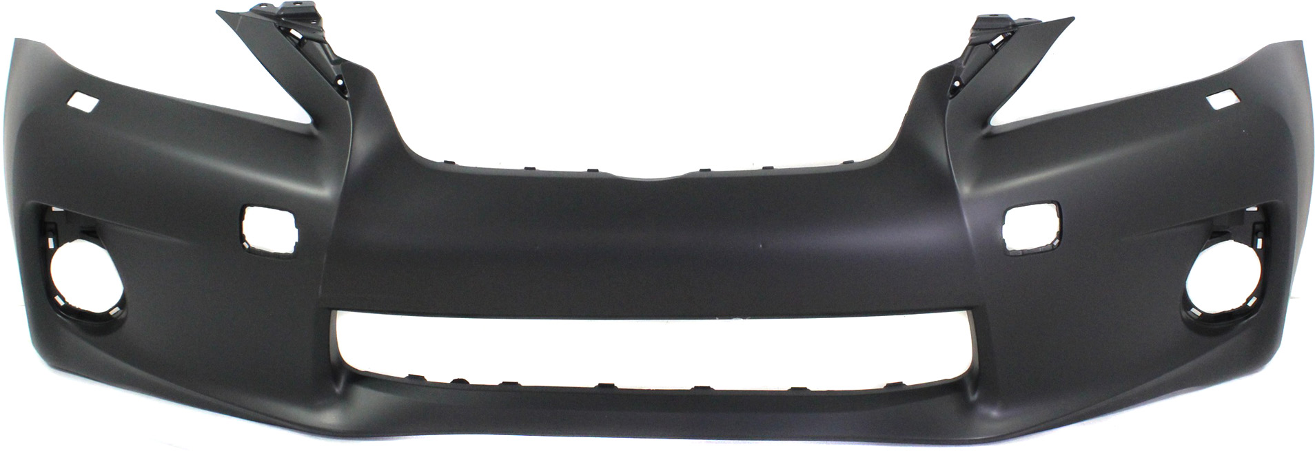 AM CT200H 11-13 FRONT BUMPER COVER Primed w o F Sport Pkg w o Parking Aid Sensor Holes w Headlight Washer Holes CAPA SKU REPL010347PQ Partslink LX1000214C OEM 5211976905