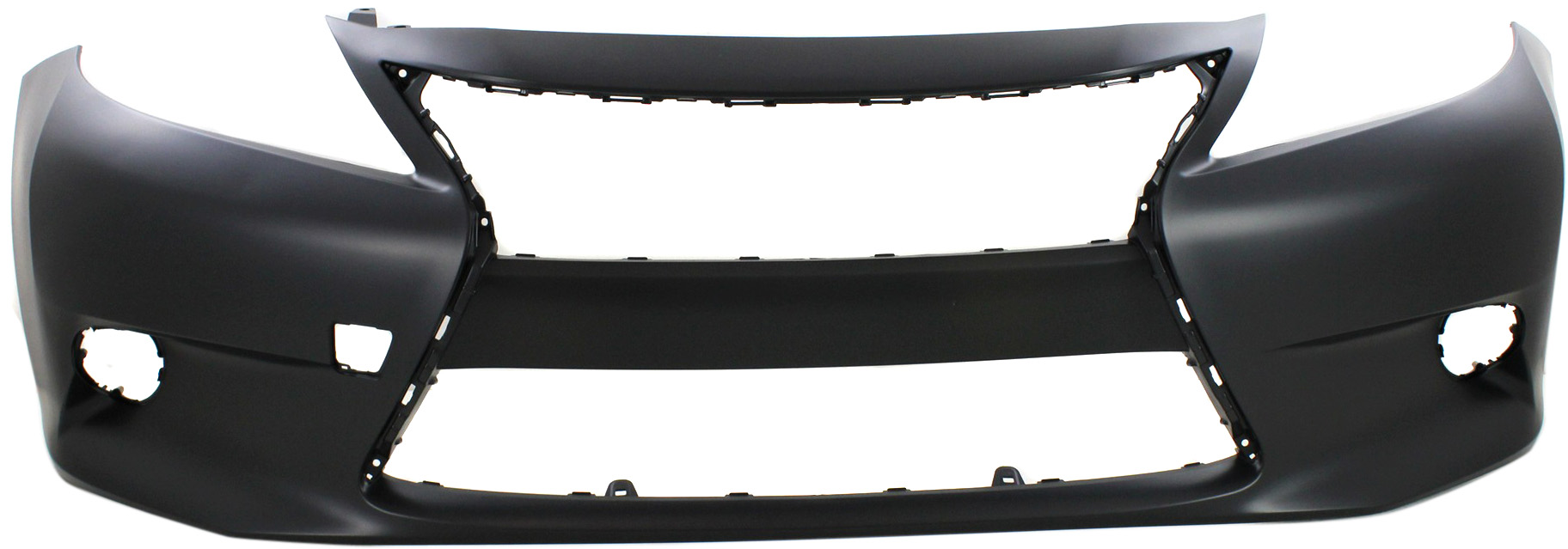 AM ES300H ES350-13-15 FRONT BUMPER COVER Primed w o Parking Aid Sensor Holes CAPA SKU REPL010364PQ Partslink LX1000241C OEM 5211933992