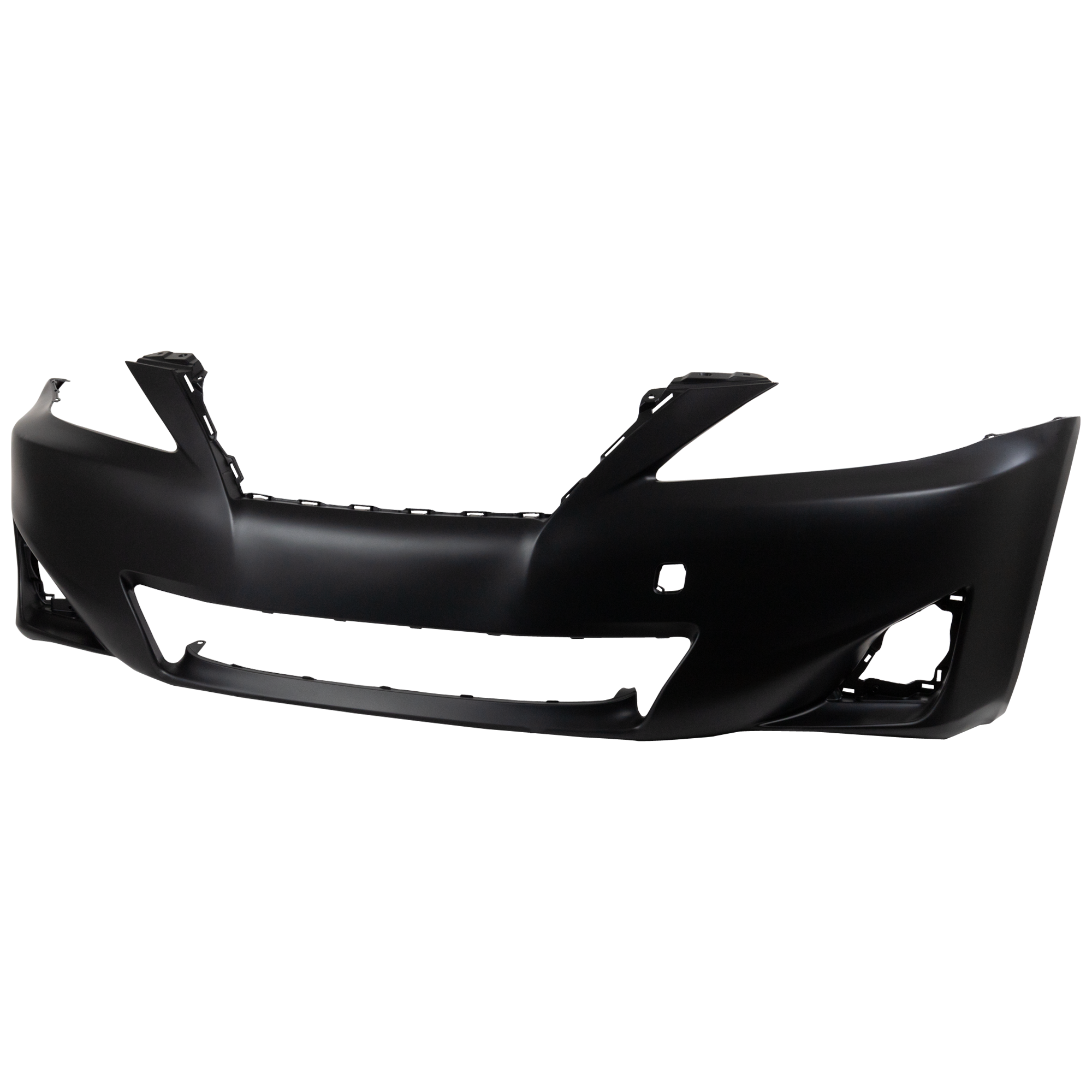 AM IS250 IS350-11-13 FRONT BUMPER COVER Primed w o Headlight Washer and Park Distance Control Sensor Holes Exc. C Model SKU REPL010369P Partslink LX1000212 OEM 5211953979