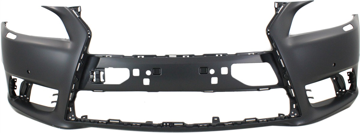 AM LS460-13-17 LS600H 14-16 FRONT BUMPER COVER Primed L Model LS460 w o F Sport Pkg w HLW Holes SKU REPL010380P Partslink LX1000253 OEM 521195C904