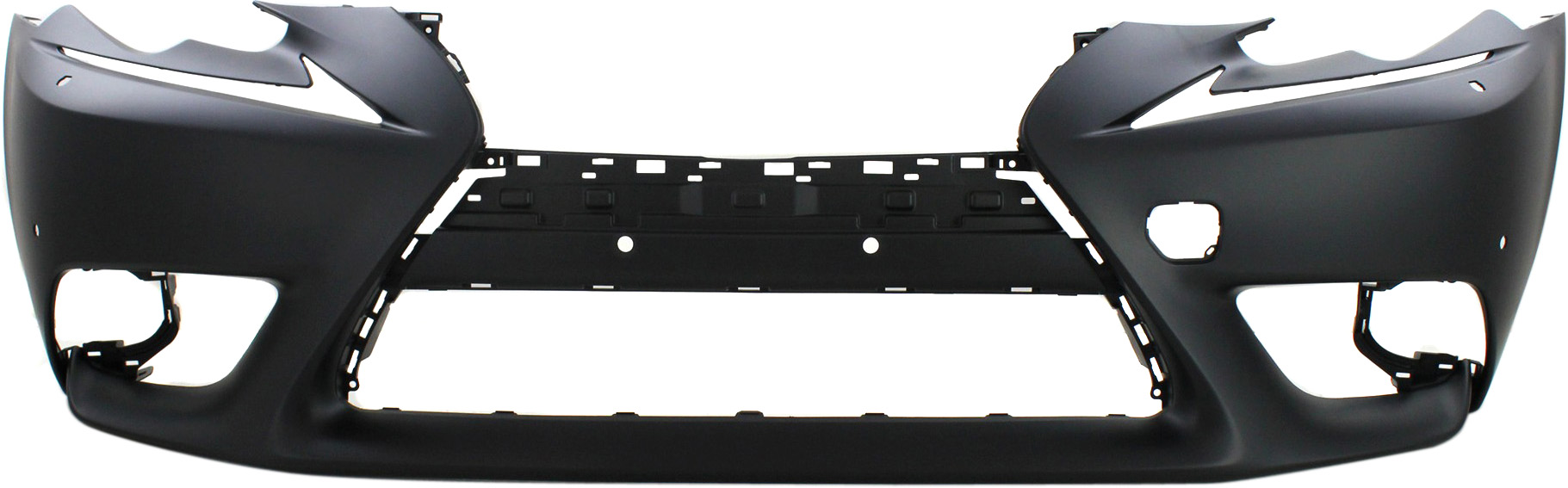 AM IS200T IS250 IS300 IS350-14-16 FRONT BUMPER COVER Primed w o F Sport Pkg w Headlight Washer Holes and Park Distance Sensor Snsr Holes Exc. C Model SKU REPL010395P Partslink LX1000265 OEM 521195E910