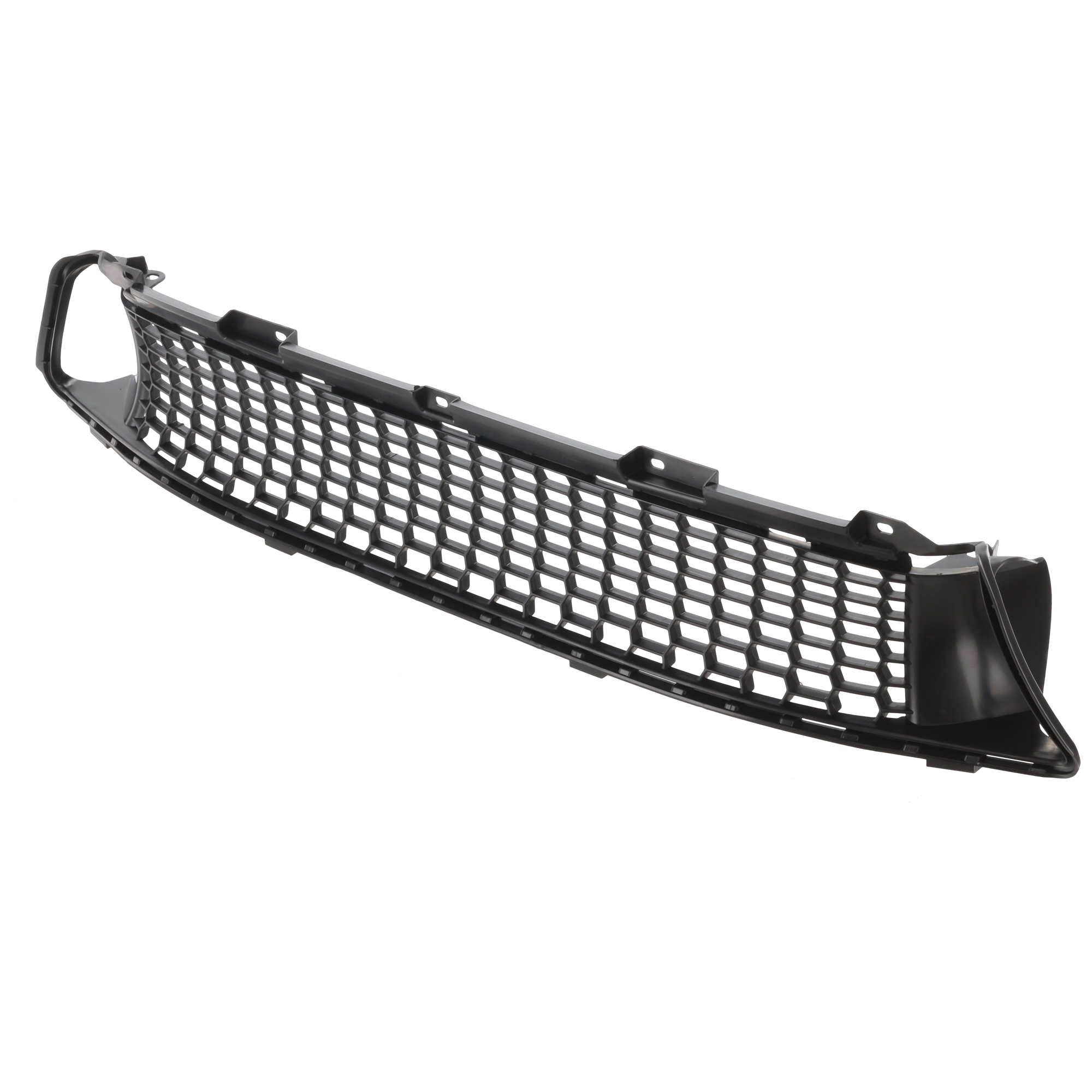 AM IS250 IS350-11-13 FRONT BUMPER GRILLE Cover Black w o Park Dist Ctrl Snsr Holes Exc. C Model SKU REPL015321 Partslink LX1036118 OEM 5311353020