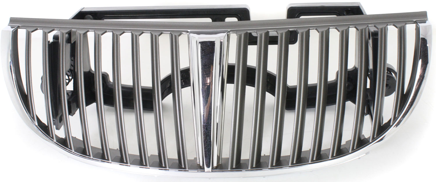 AM TOWN CAR 98-02 GRILLE Chrome Shell and Insert SKU REPL070101 Partslink FO1200348 OEM XW1Z8200BA