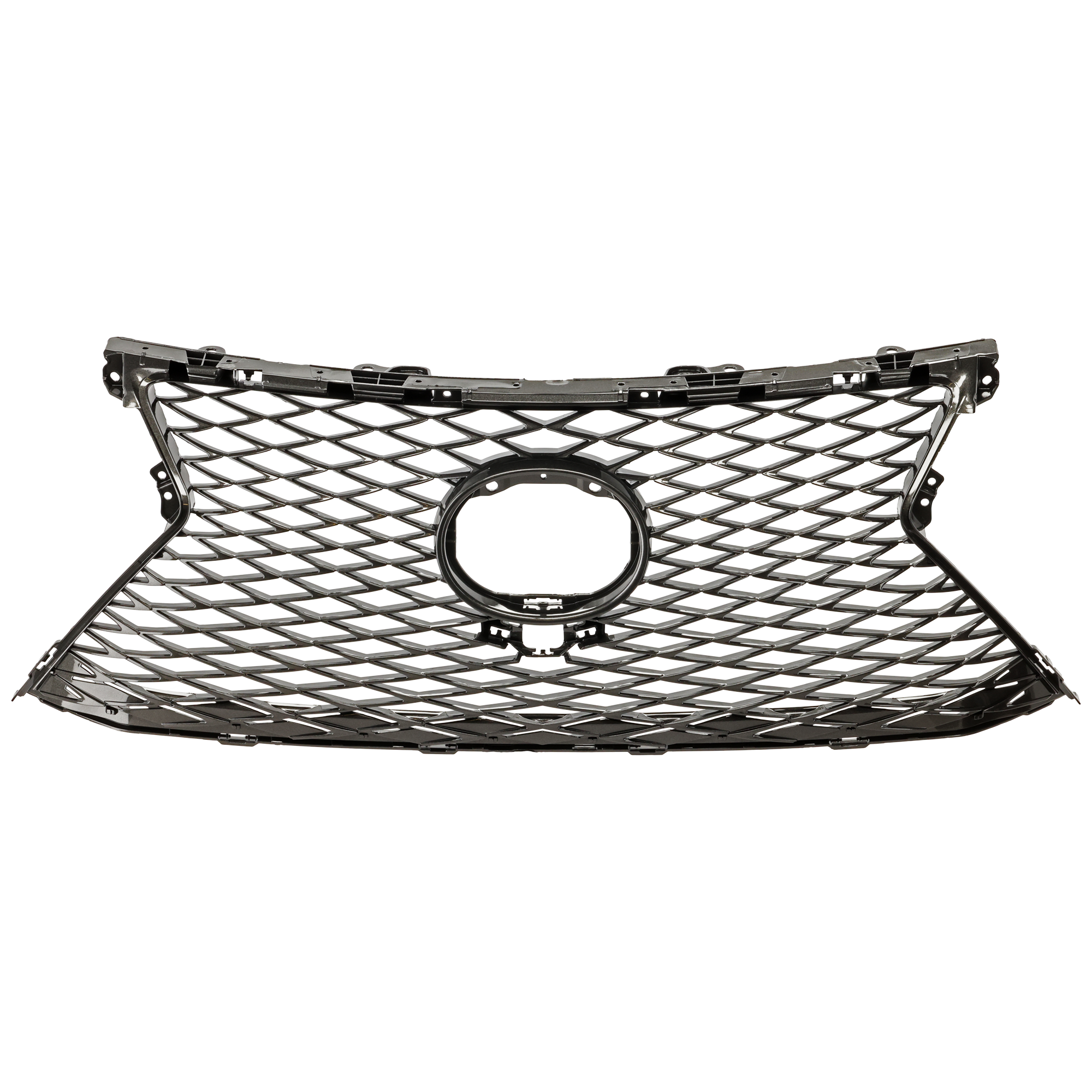 AM NX200T 15-17 GRILLE Painted Silver Shell and Insert w F Sport Pkg SKU REPL070117 Partslink LX1200173 OEM 5311178060
